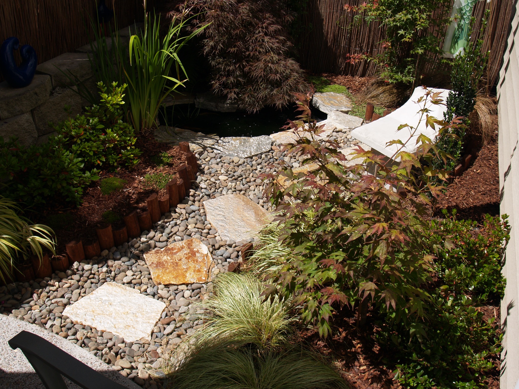 Townhouse backyard