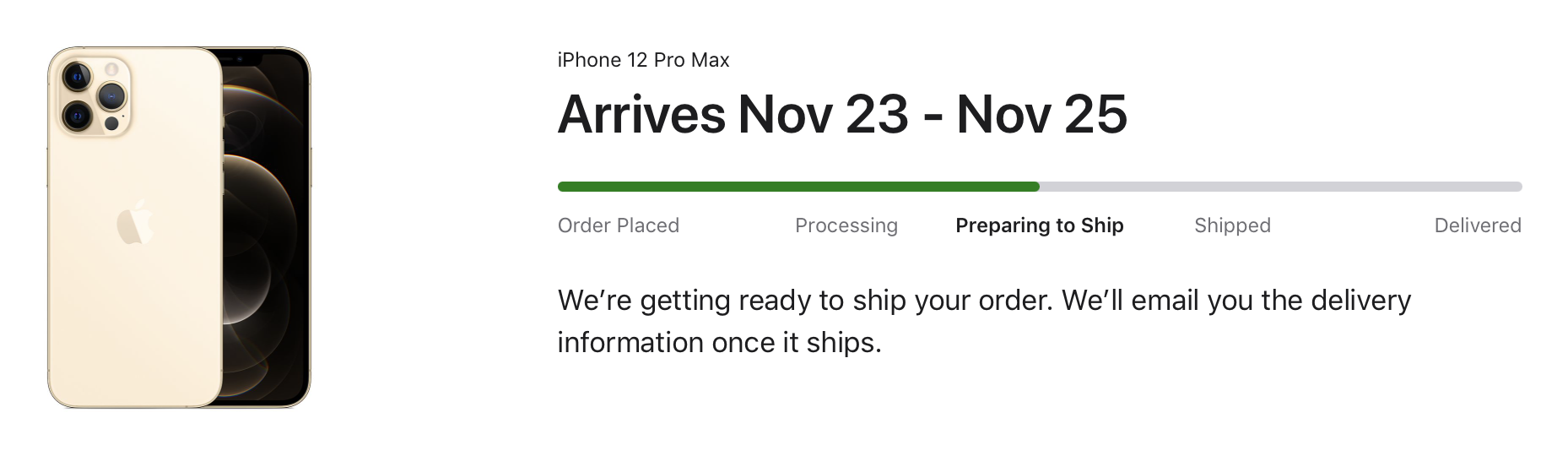 iPhone order