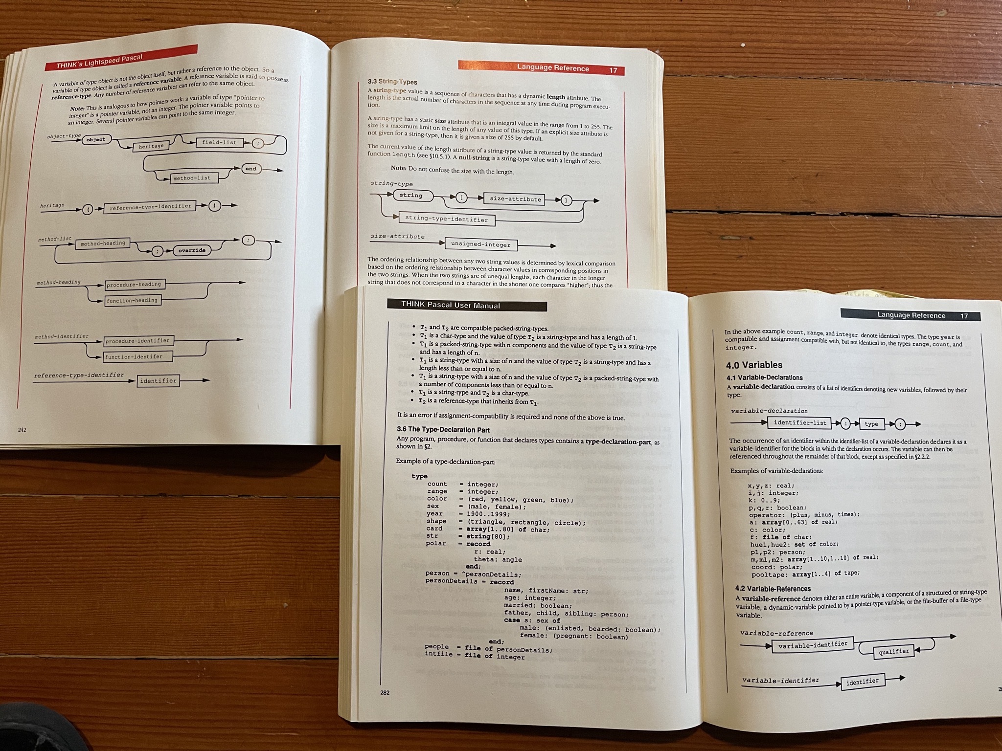 Pascal manuals