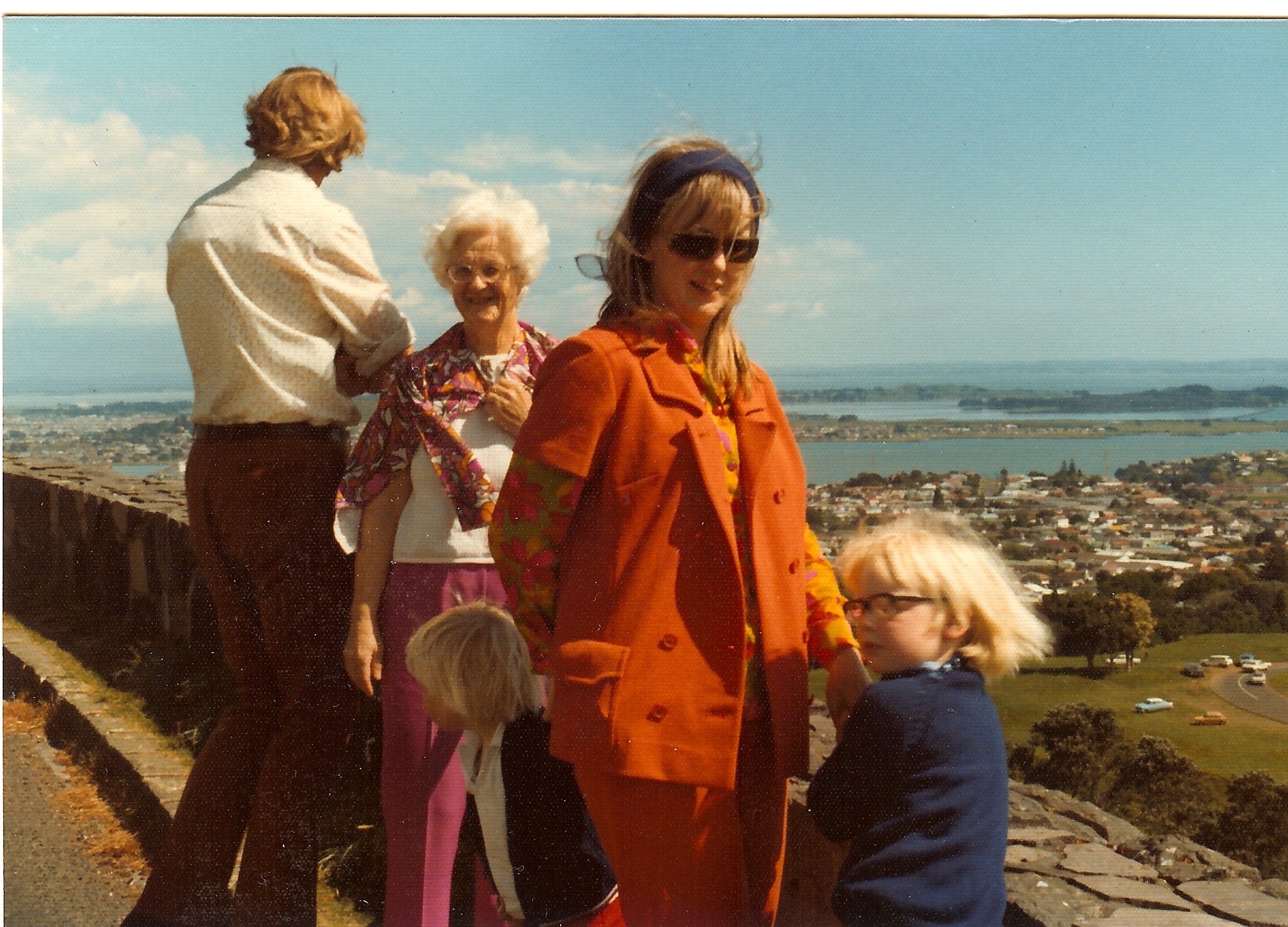 Dad, Gran, Neville, Mum, David