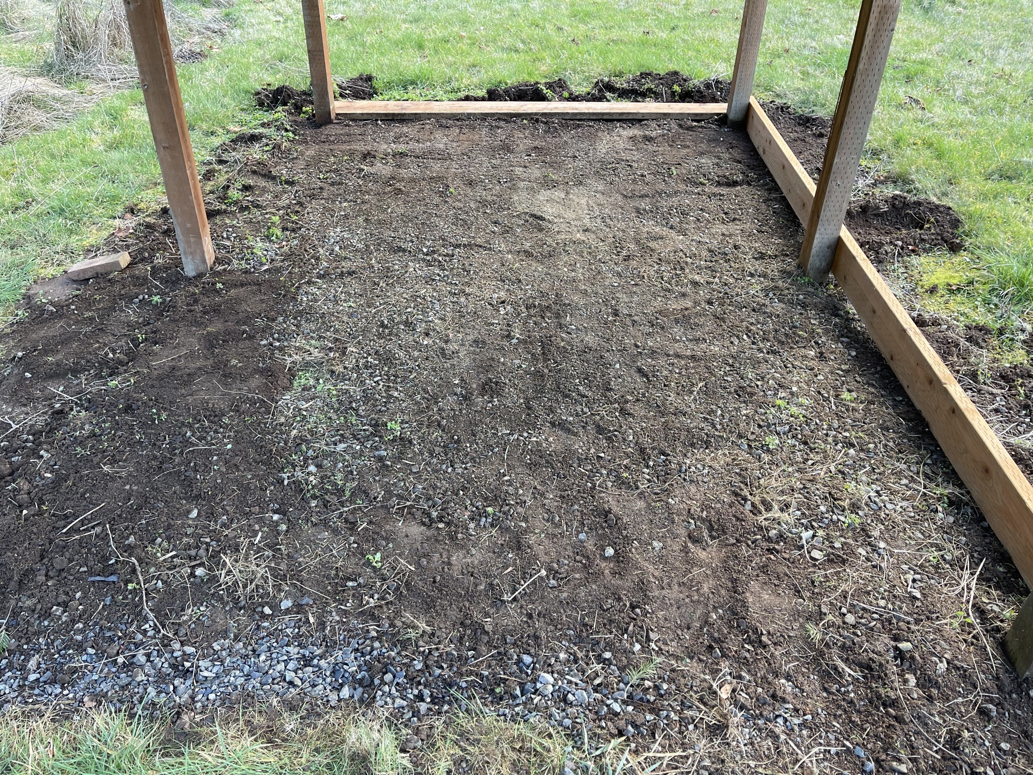 Leveled ground
