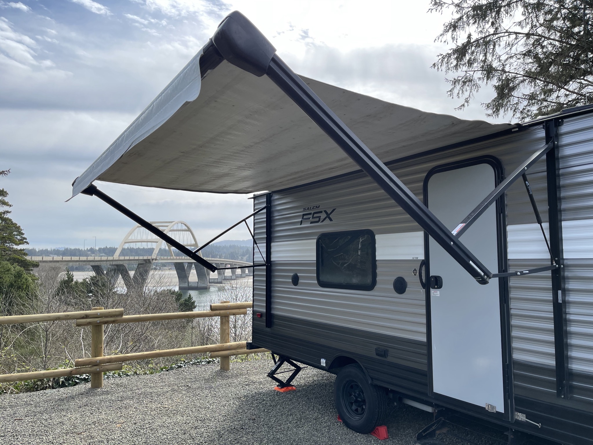 Trailer awning