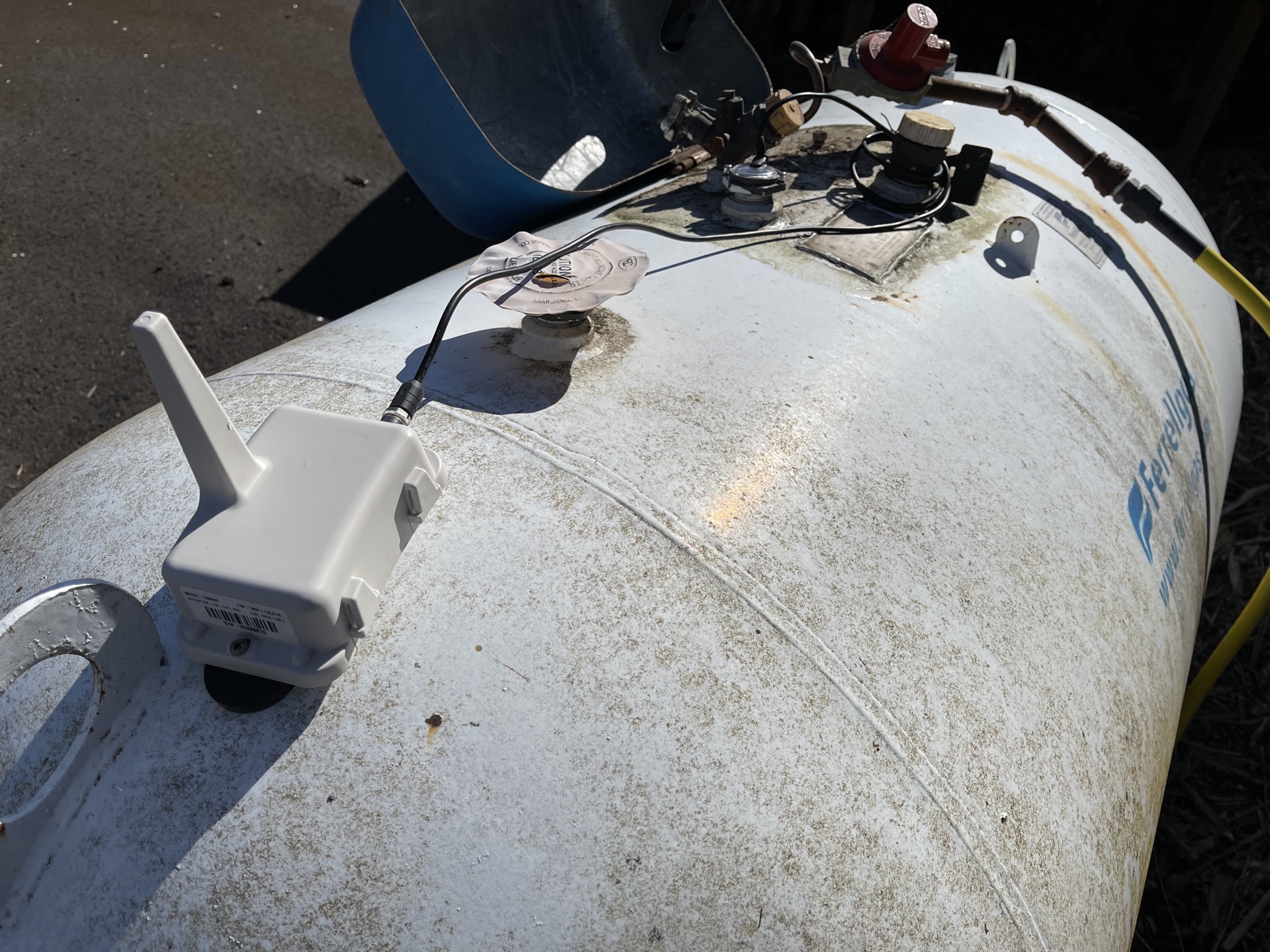 Propane tank level monitor