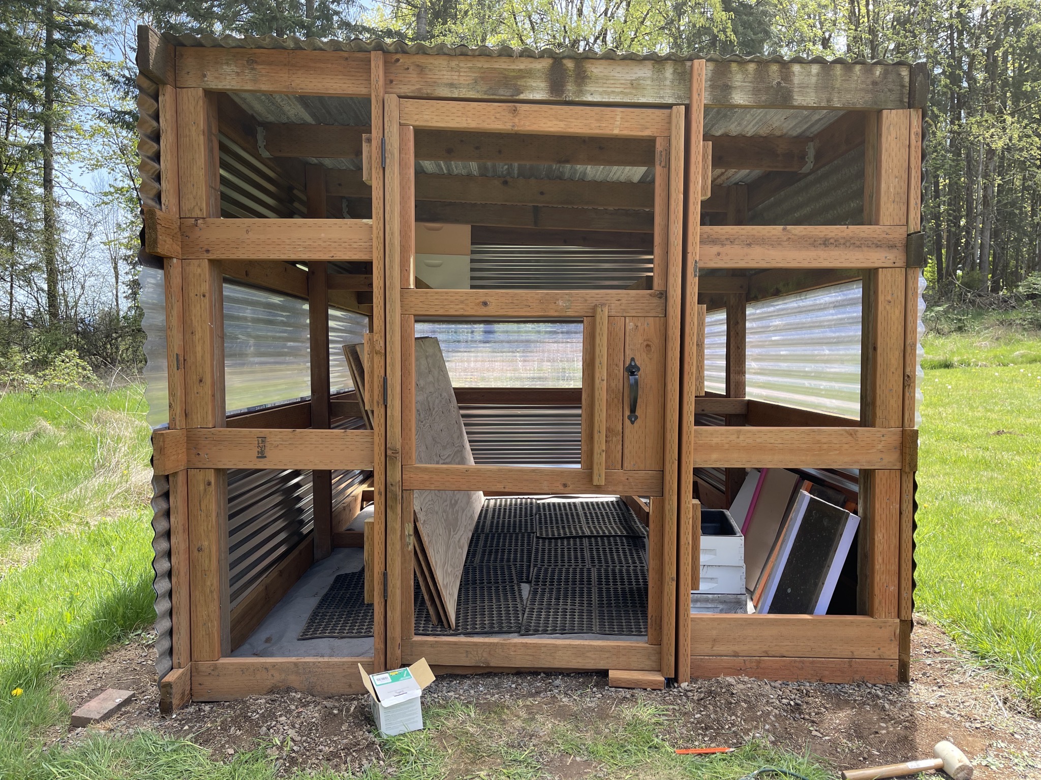 Door wall framing