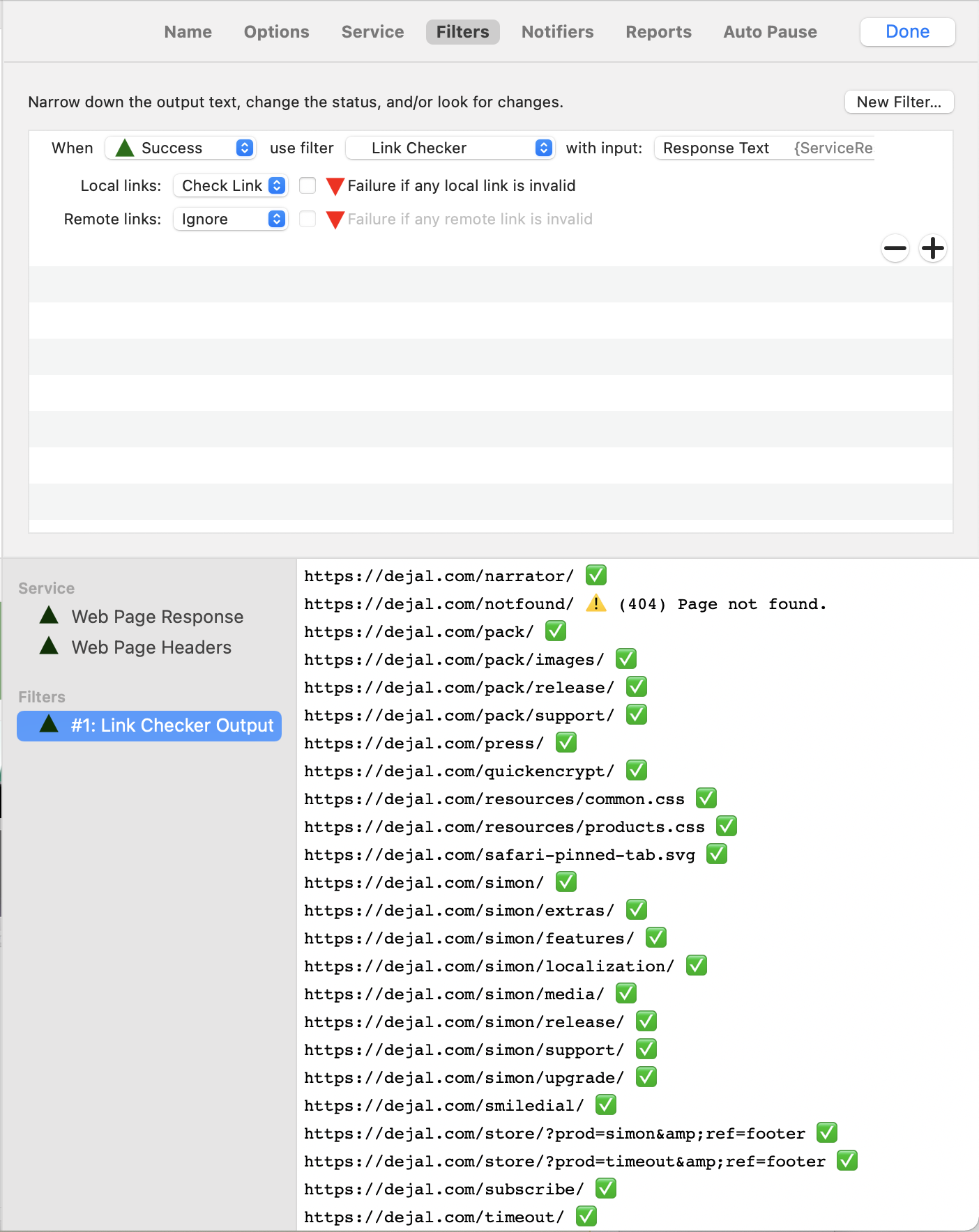 Link checker