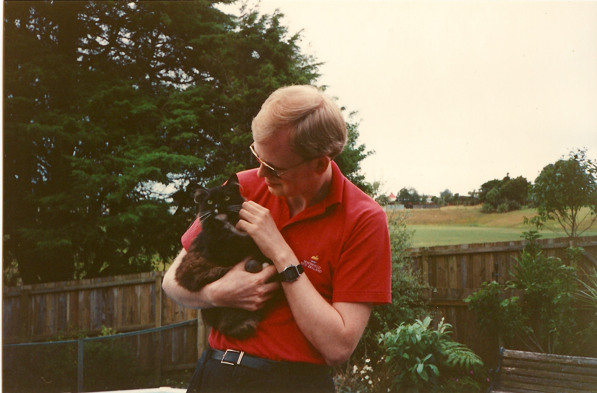 David and cat