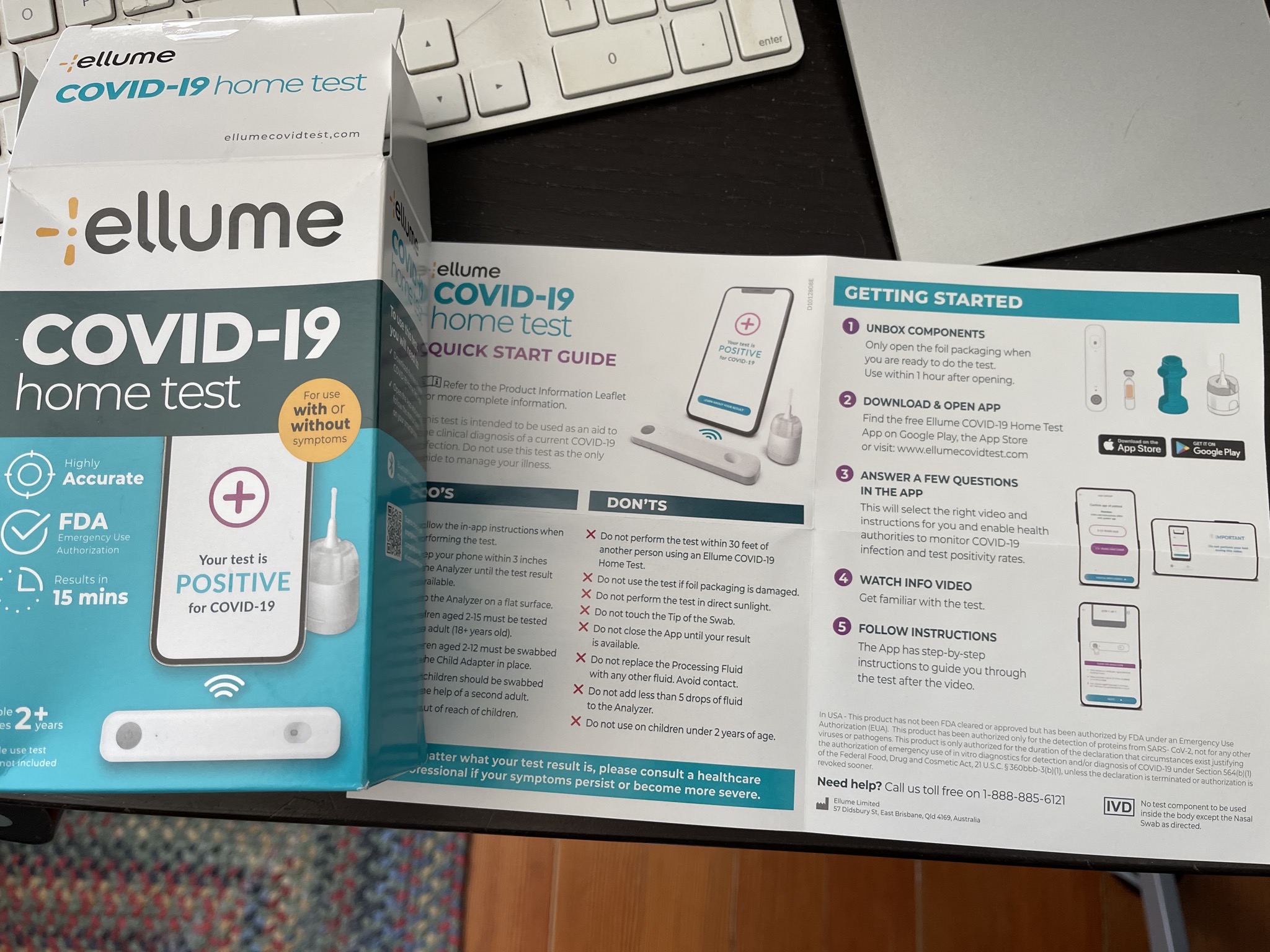 Ellume COVID-19 home test