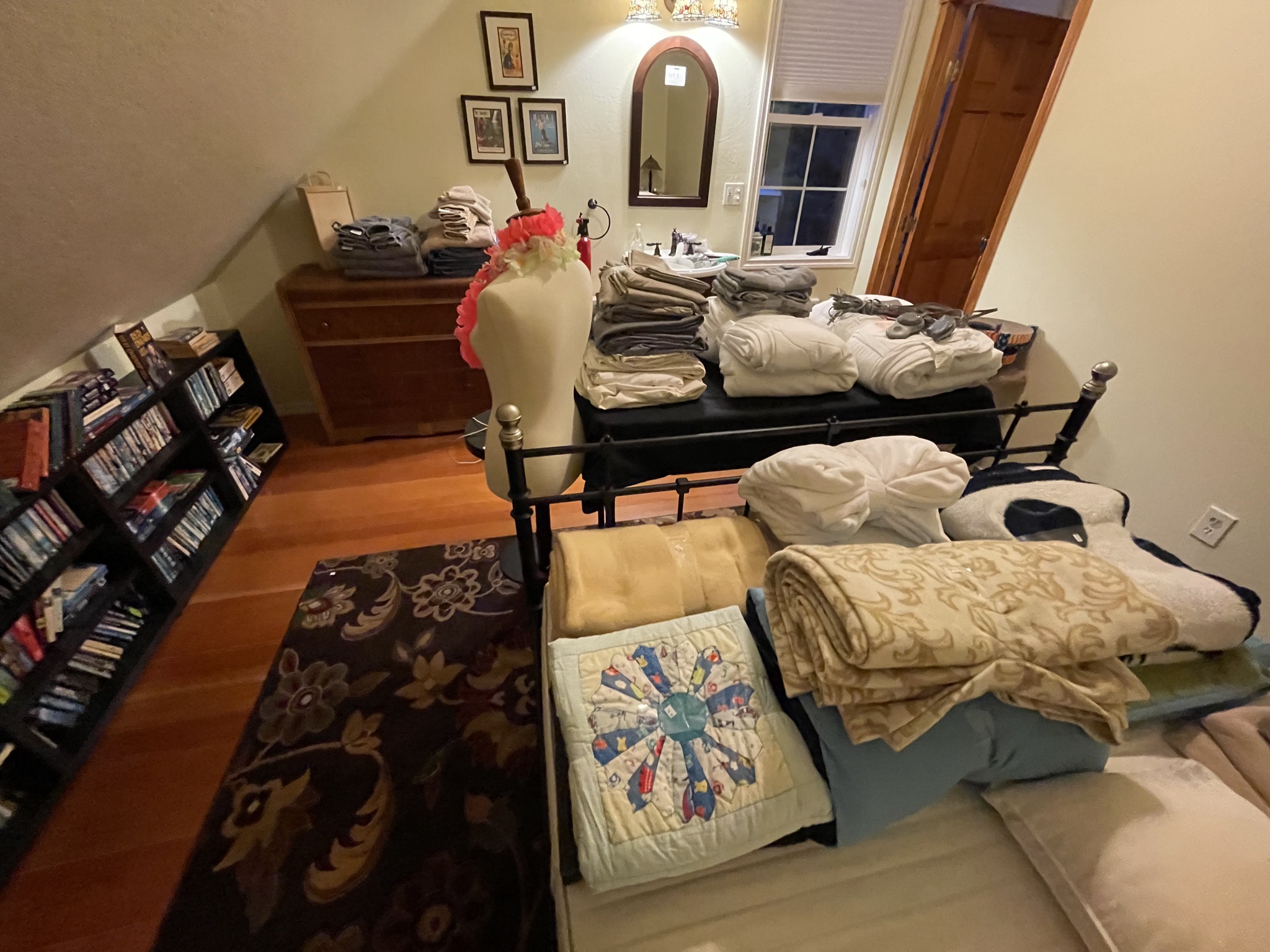 Books, bedding