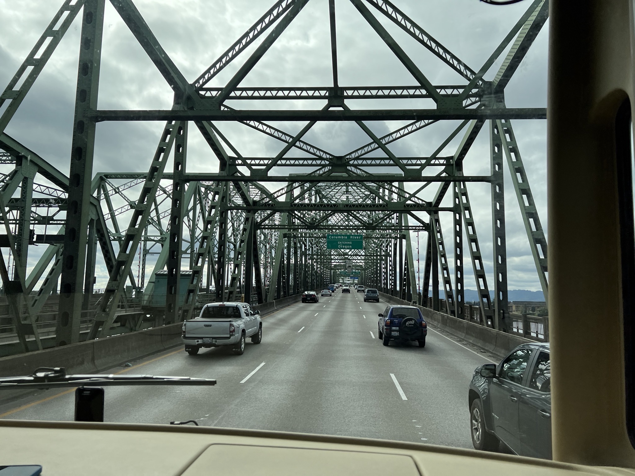 Entering Oregon