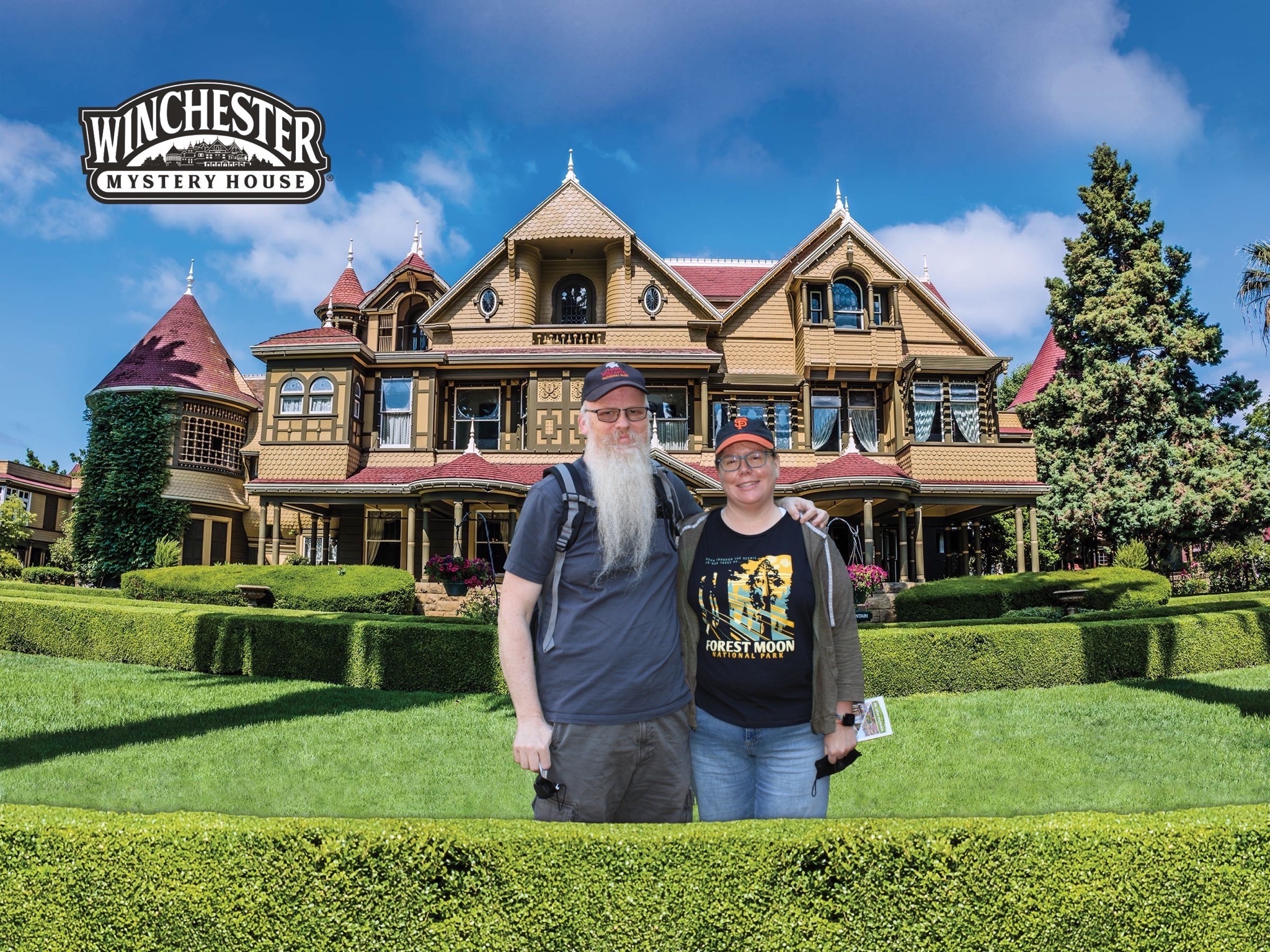 David and Jenn at Winchester Mystery House