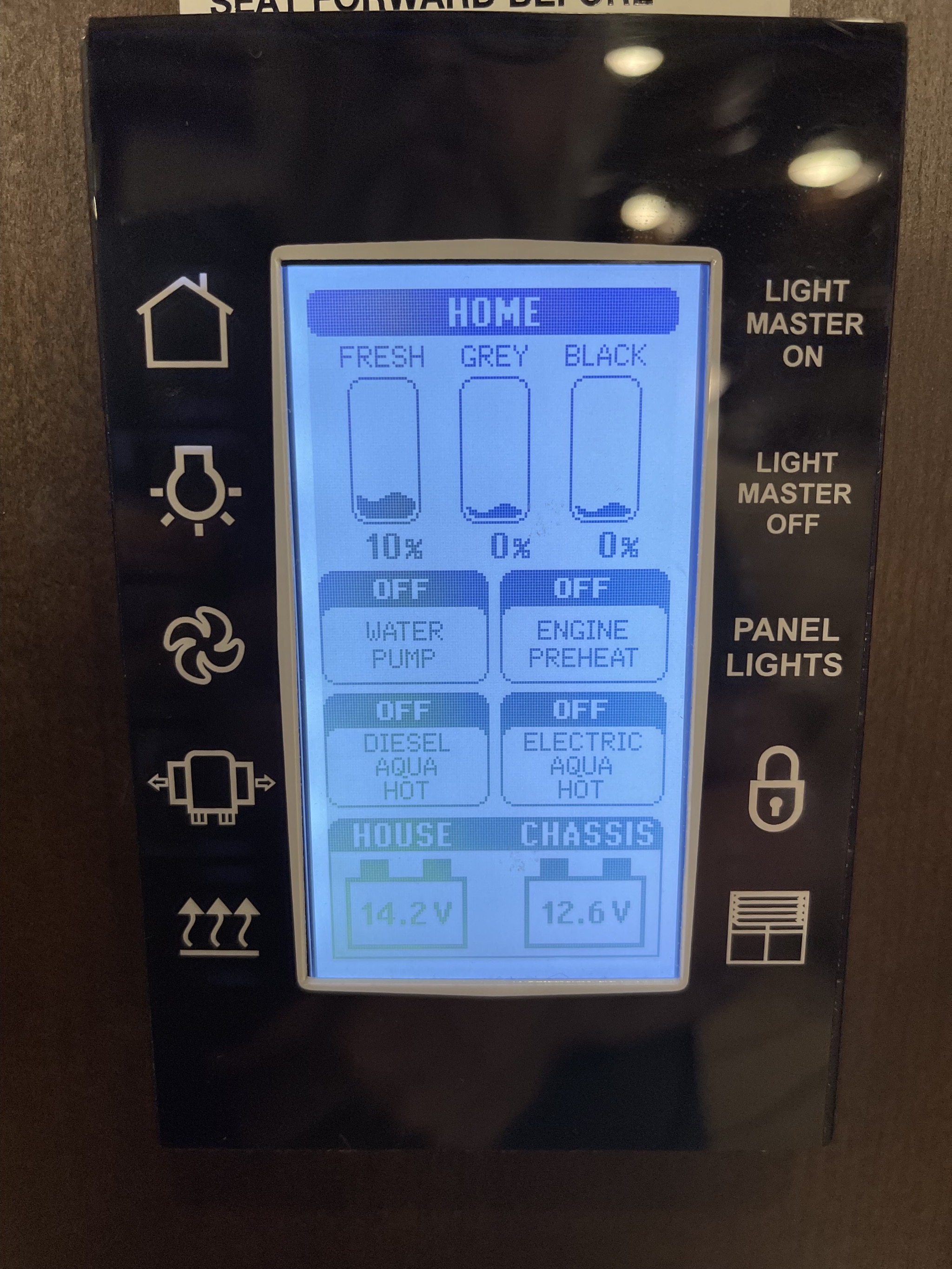 Old control panel