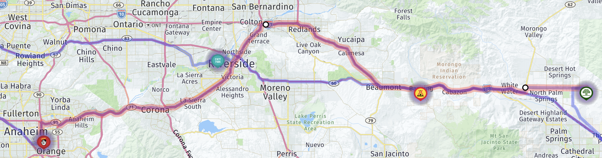 Map route