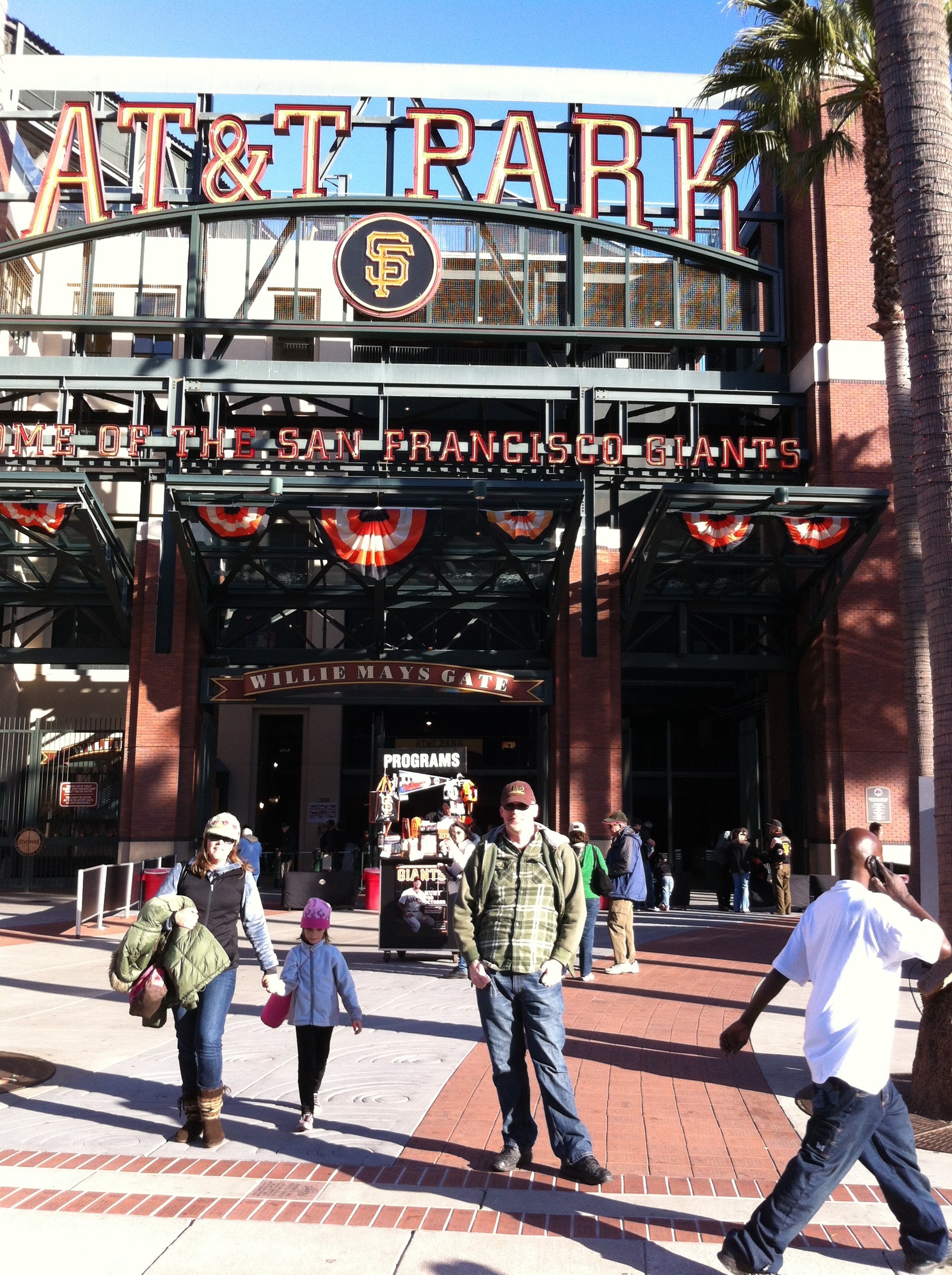 David at AT&T Park