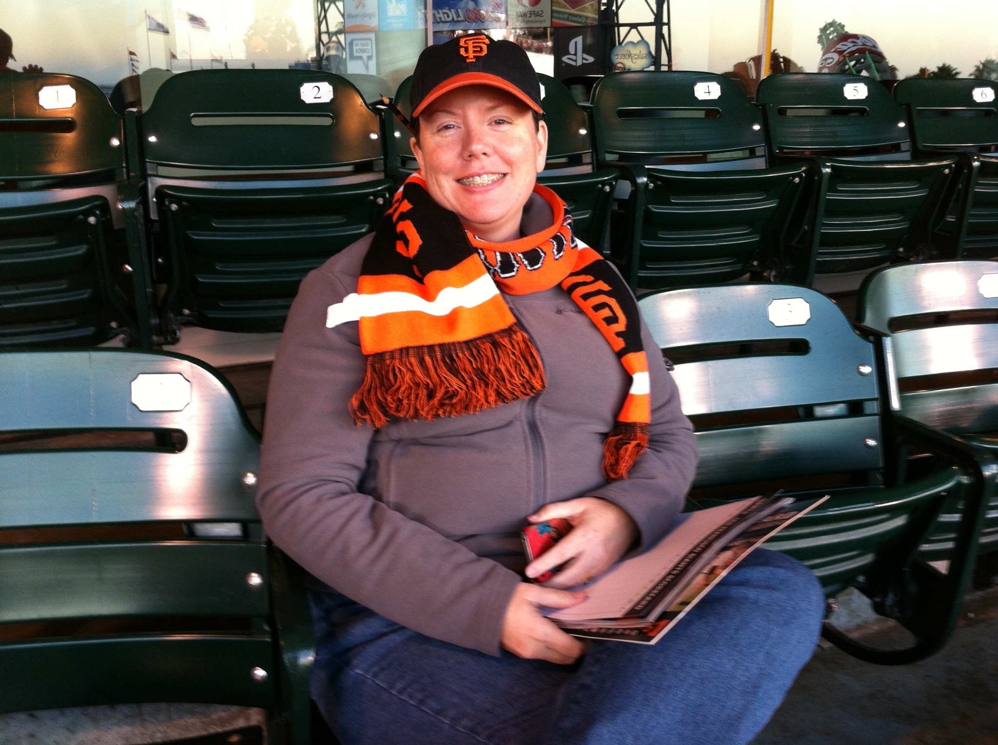 Jenn at AT&T Park