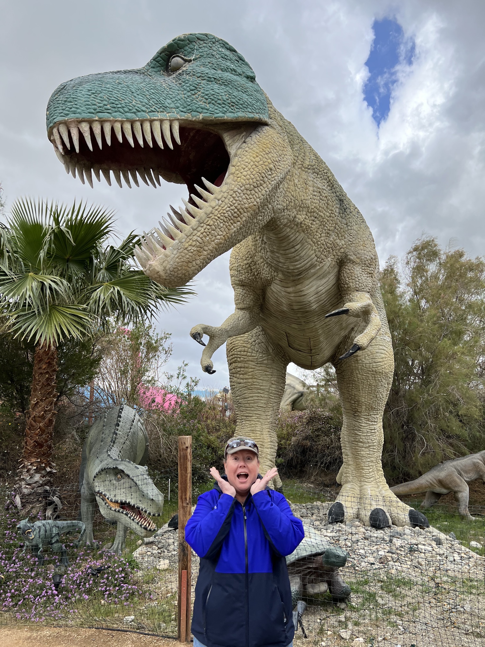 Jenn and dinosaurs