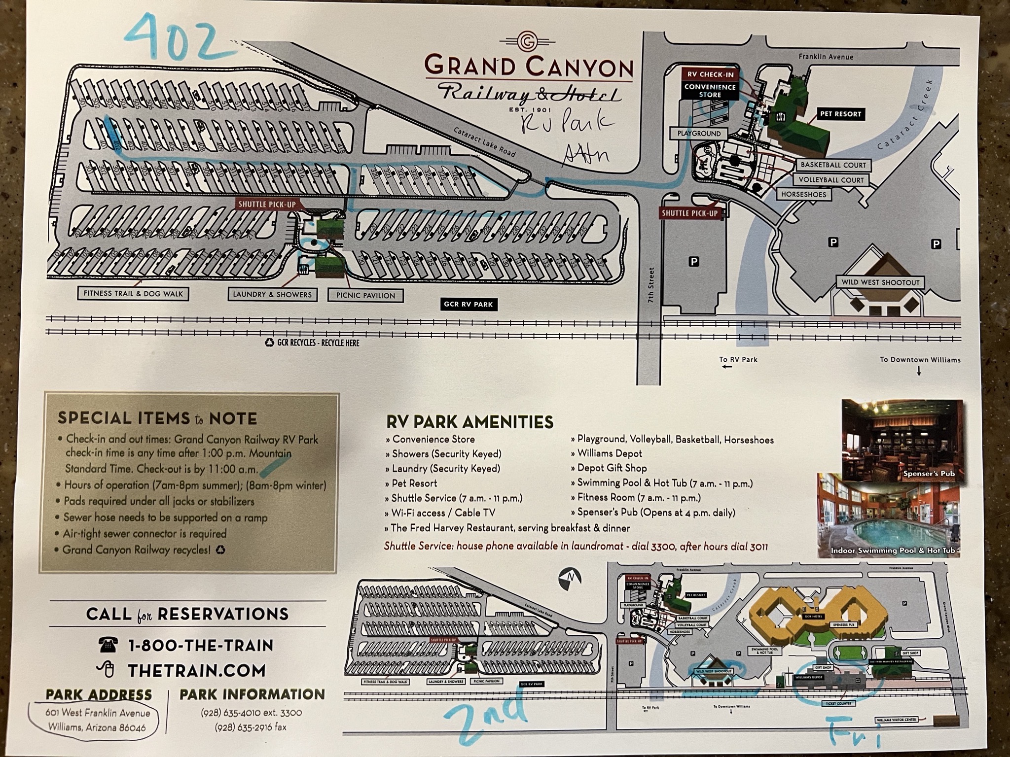 RV park map