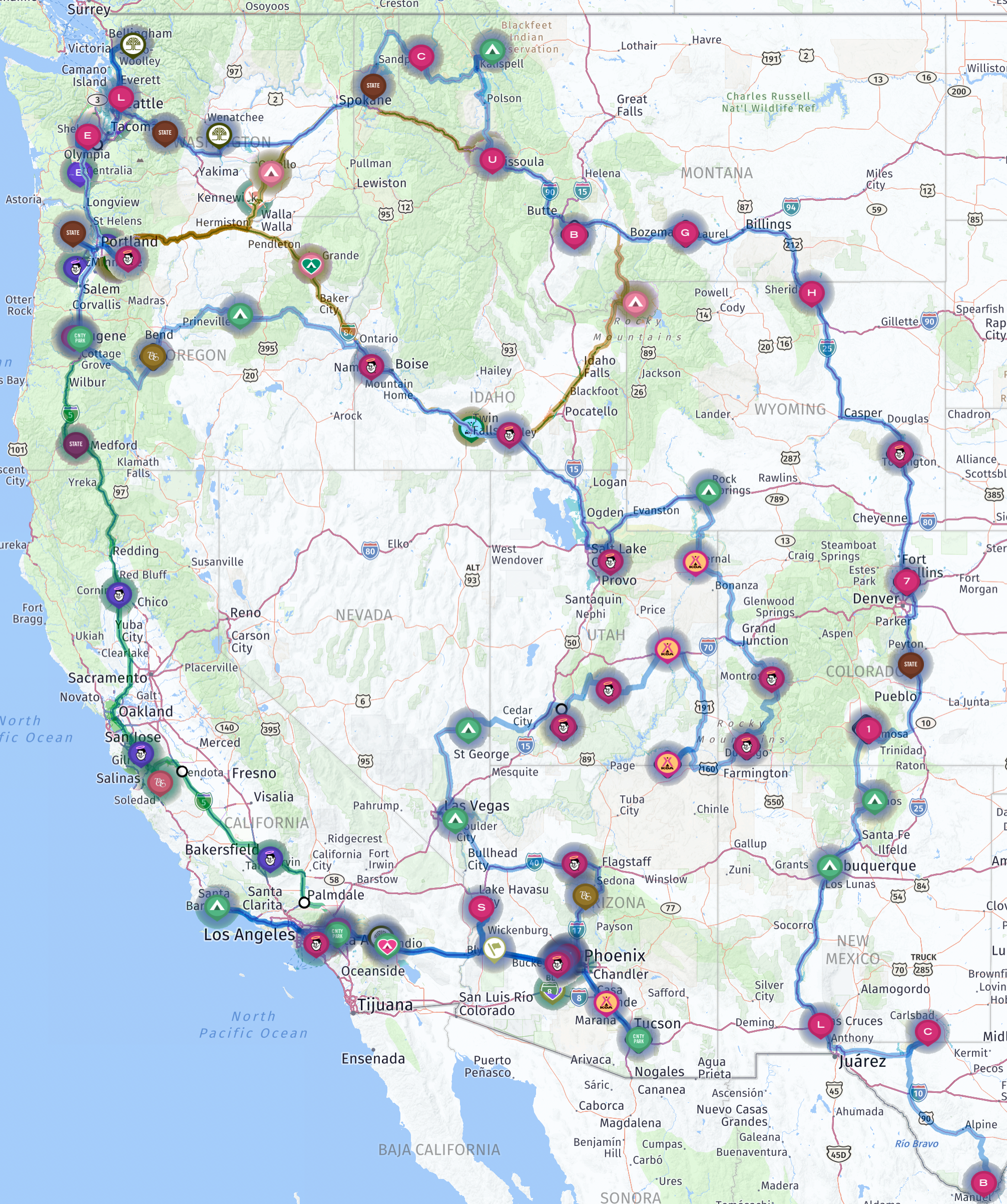 Route map to 2022