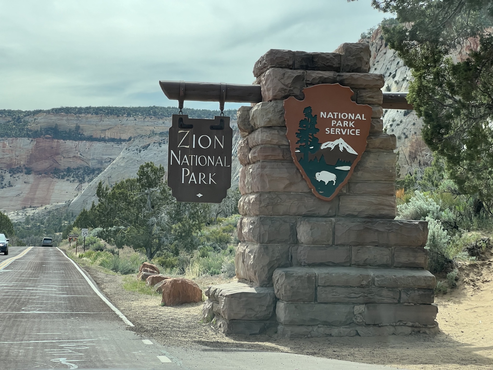 Zion National Park sign