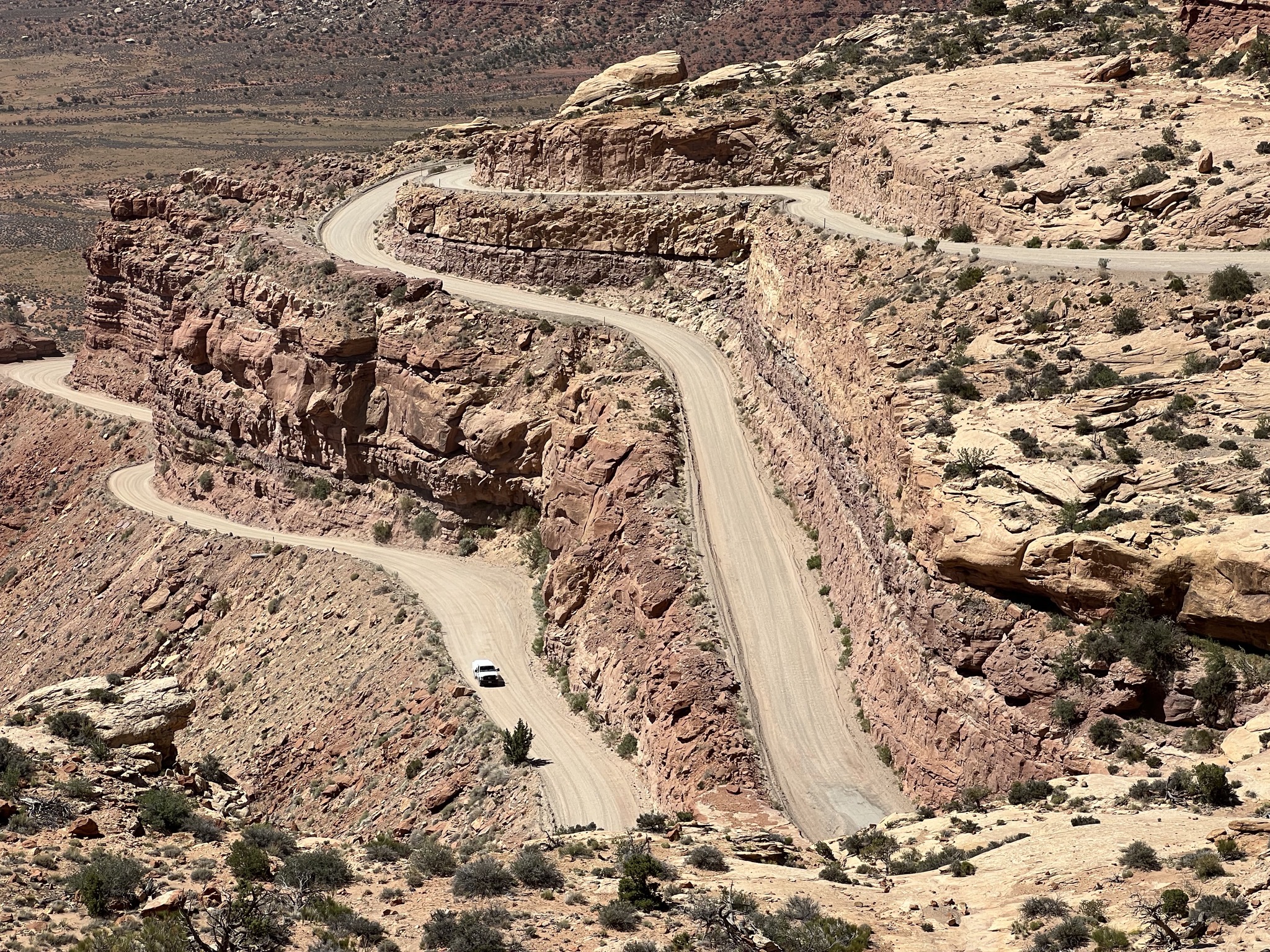Moki Dugway switchbacks