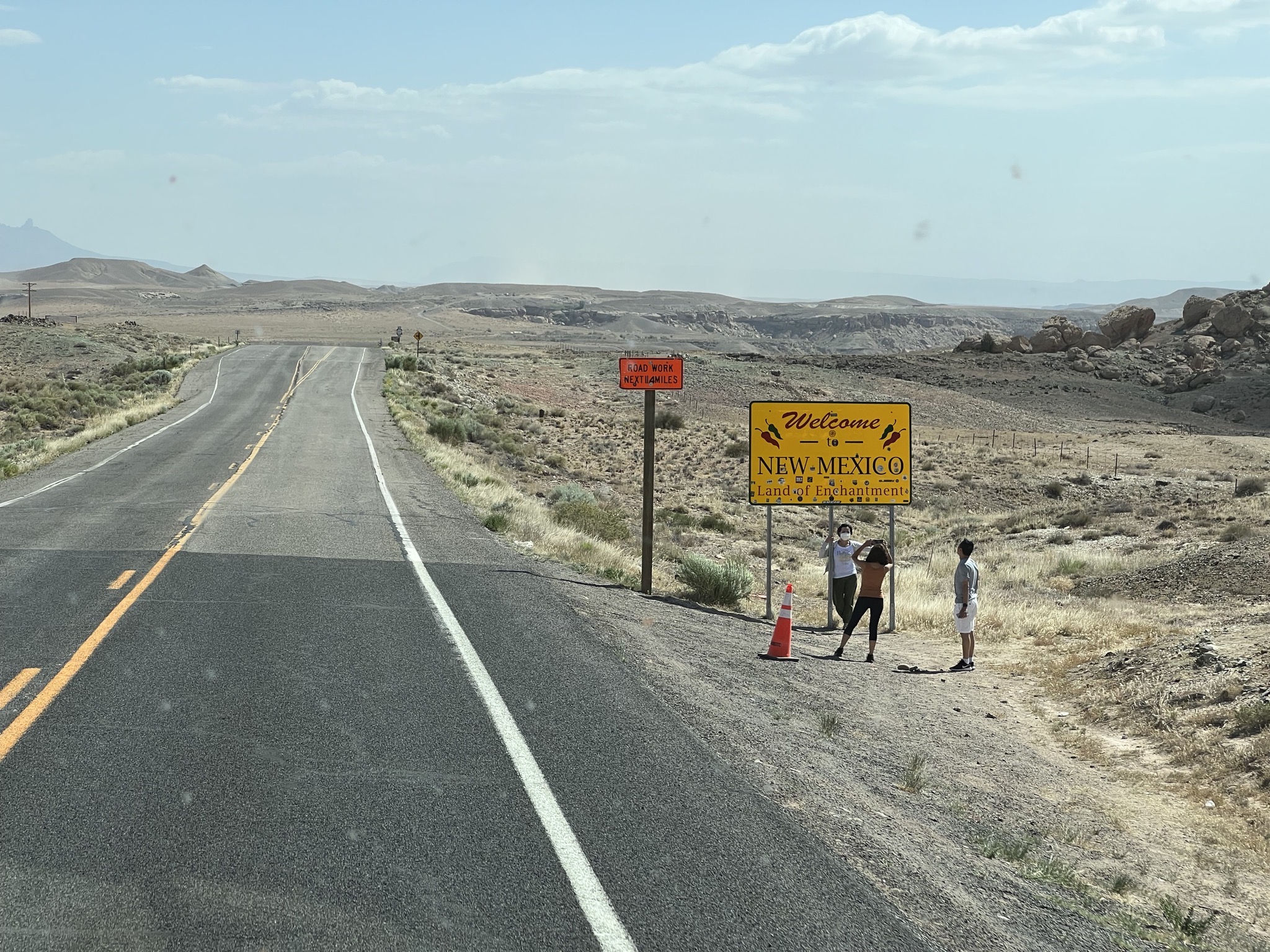Entering New Mexico