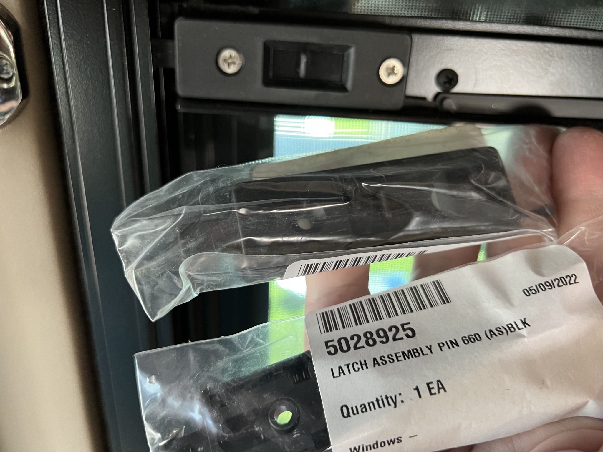 Window latch pins