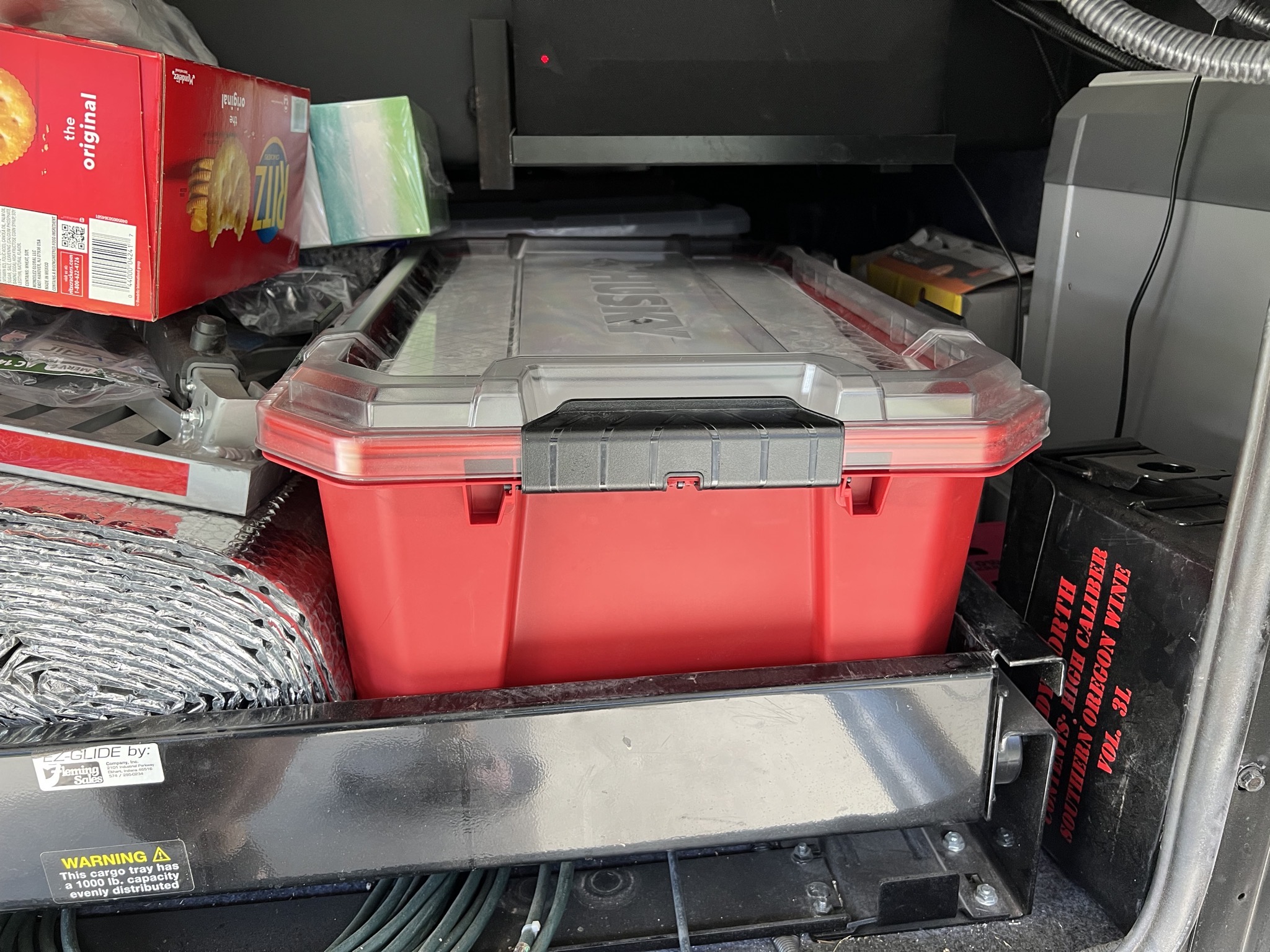 Container in basement