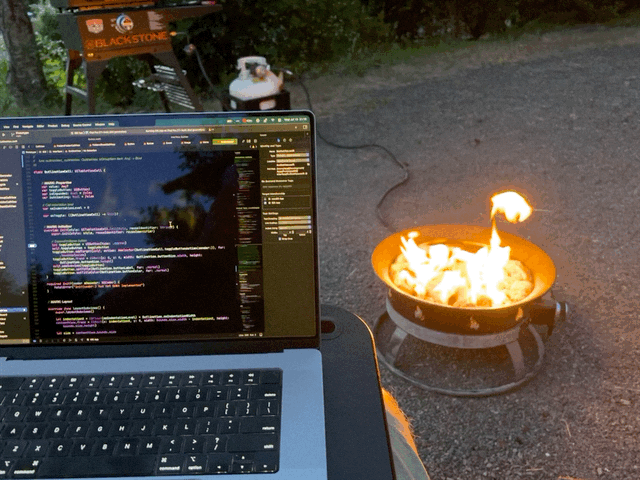 Propane fire pit