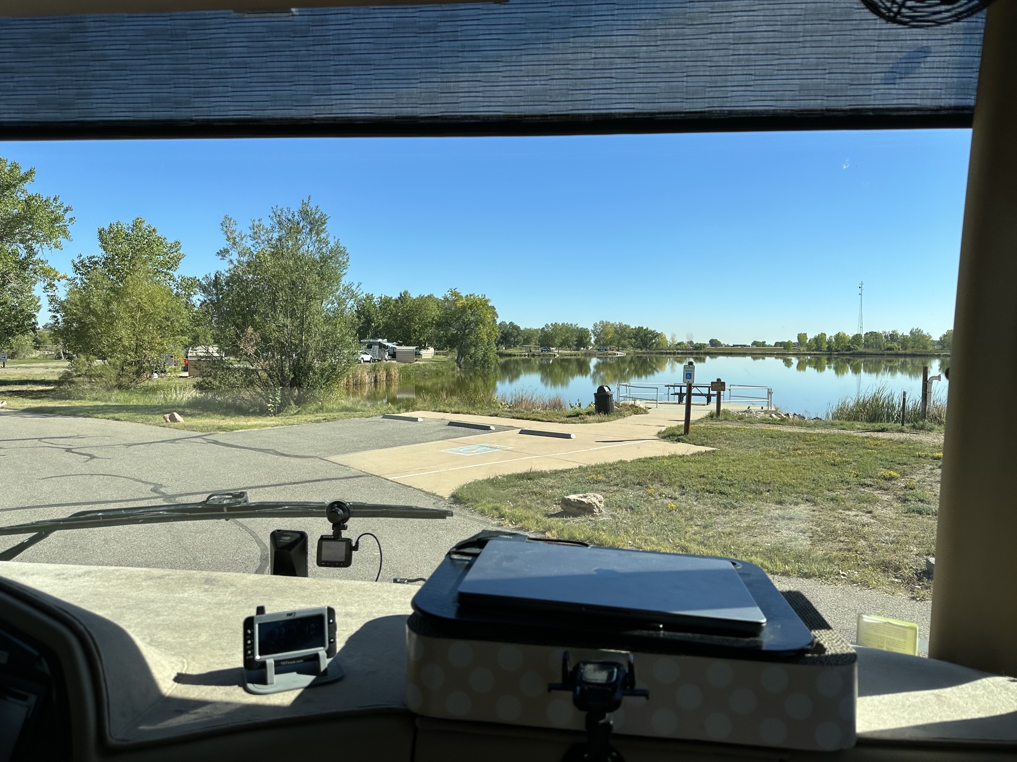 Leaving campground