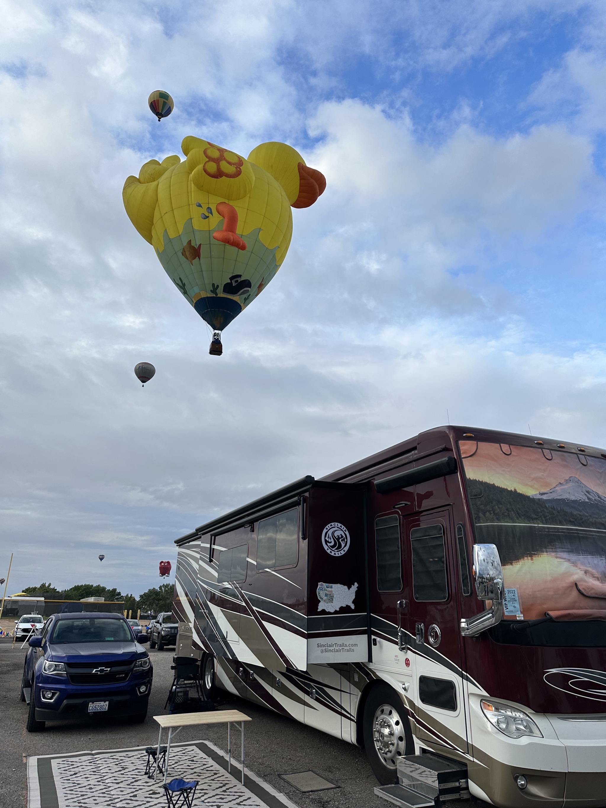 Hot air balloons