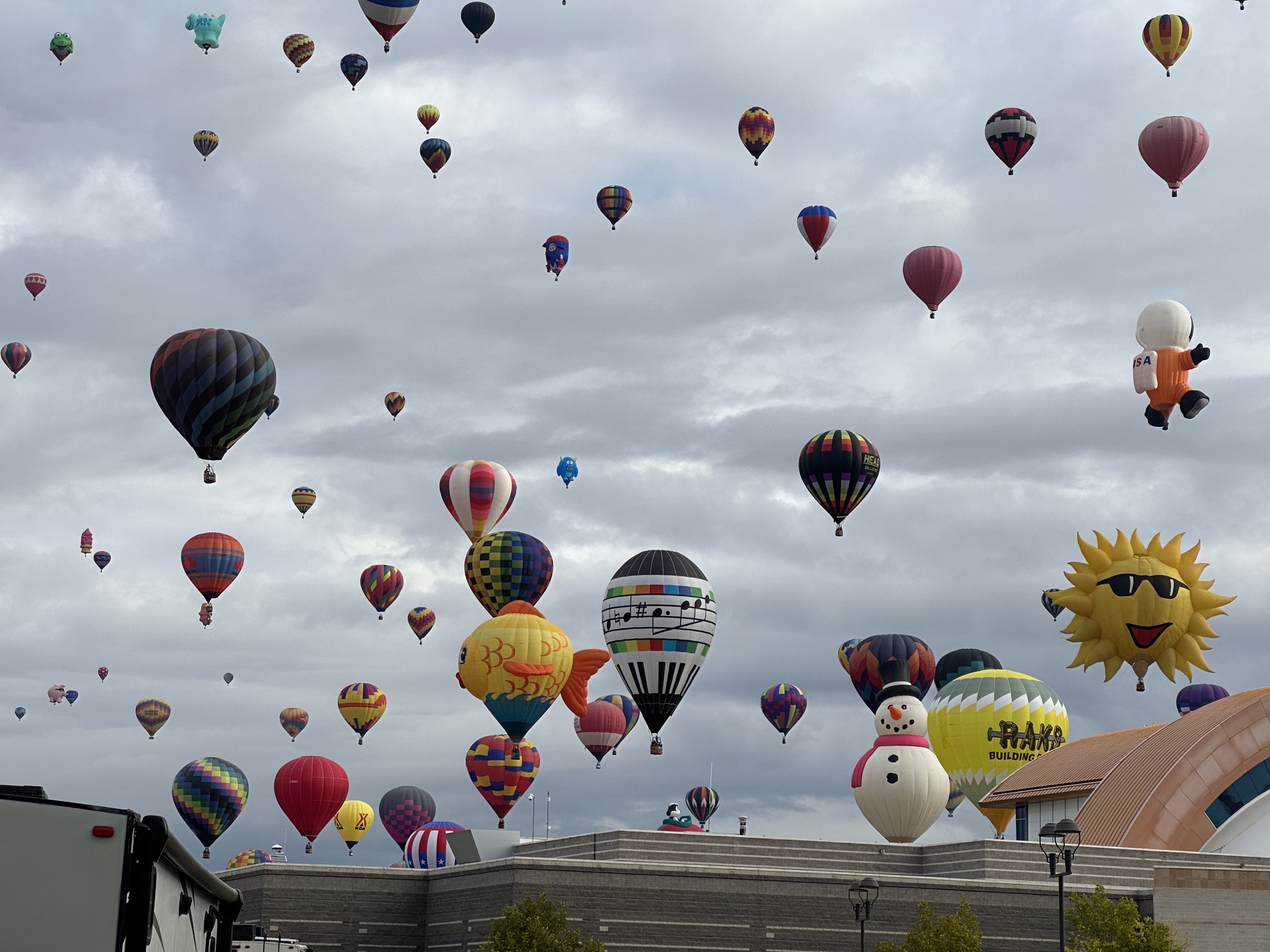 Hot air balloons