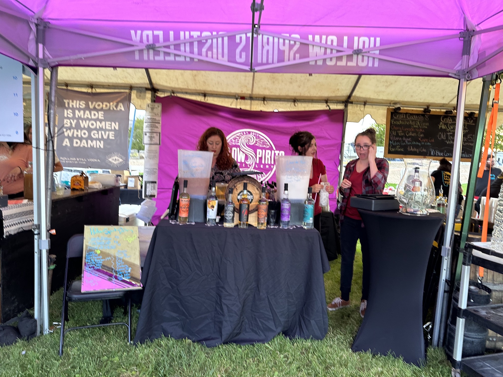 Distillery booth