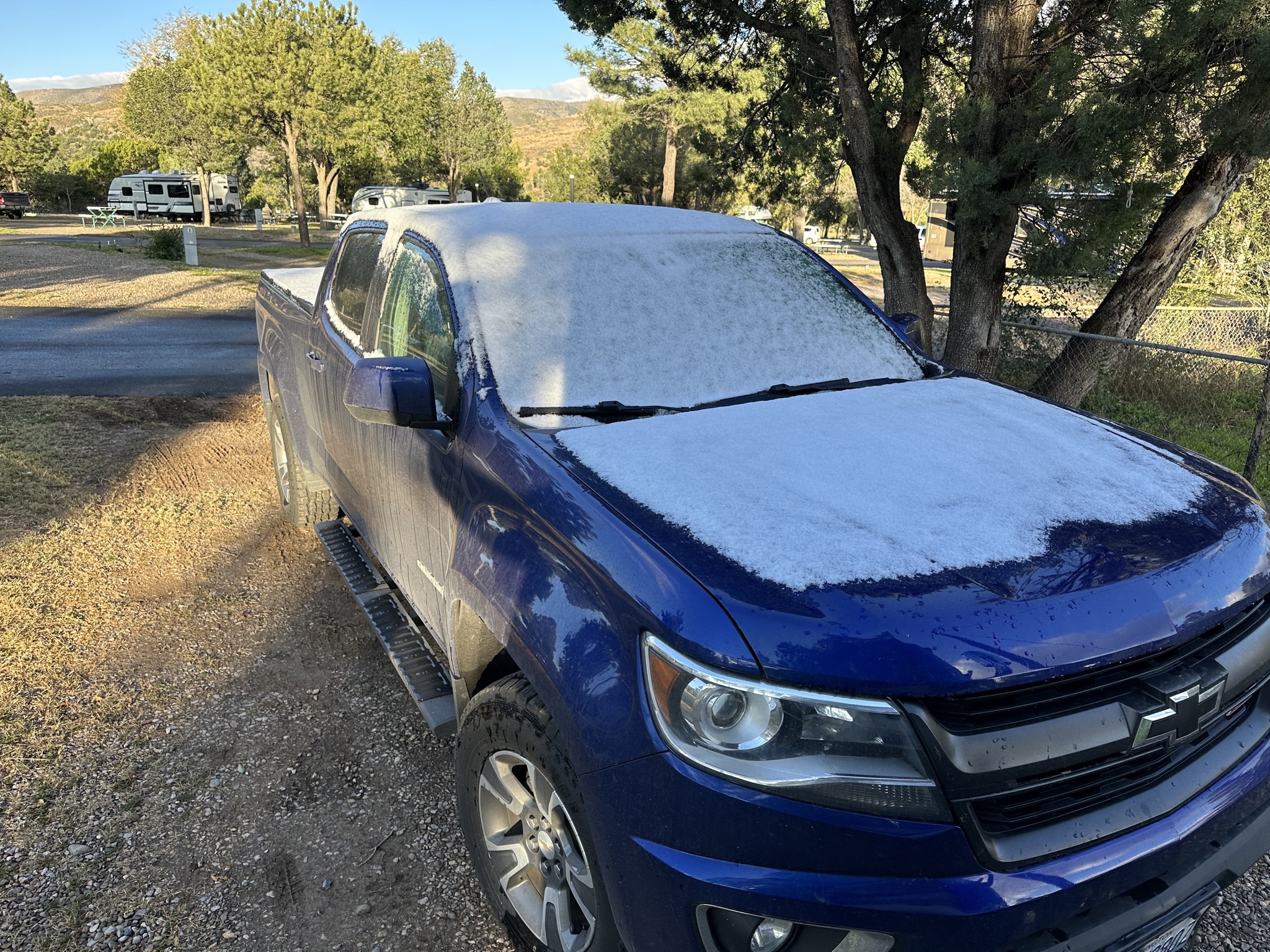 Snow on our truck
