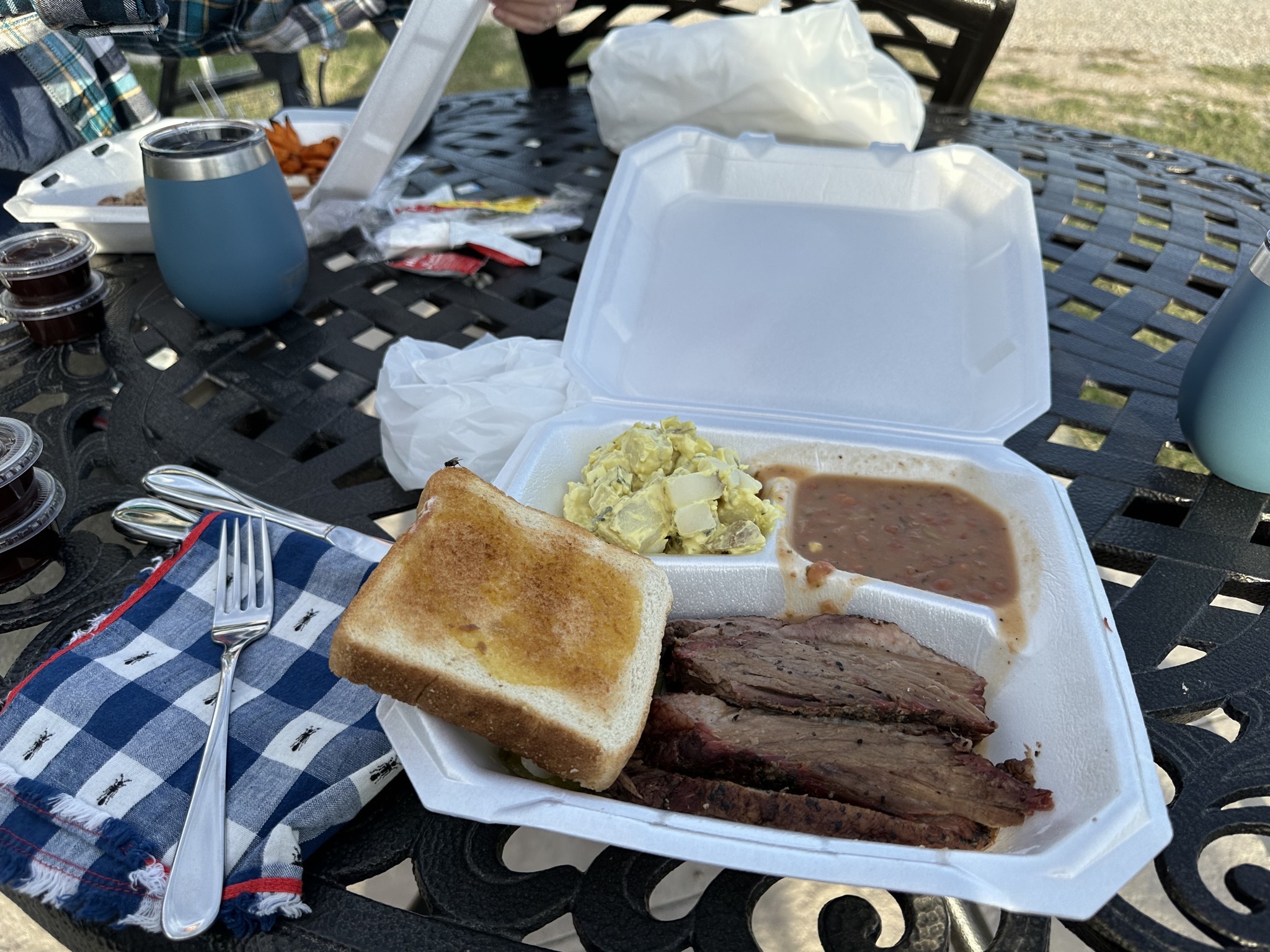 Onsite BBQ food