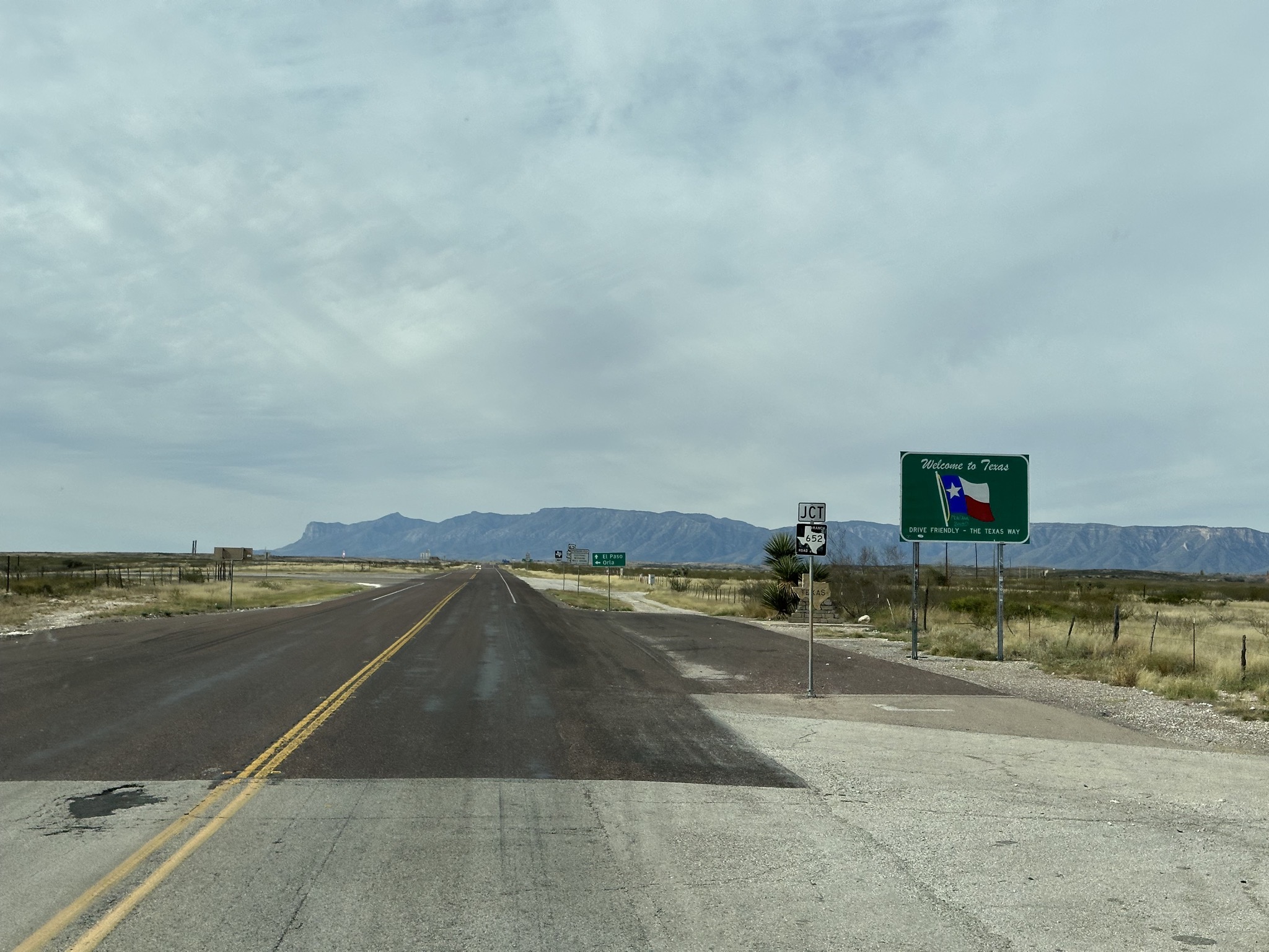 Entering Texas