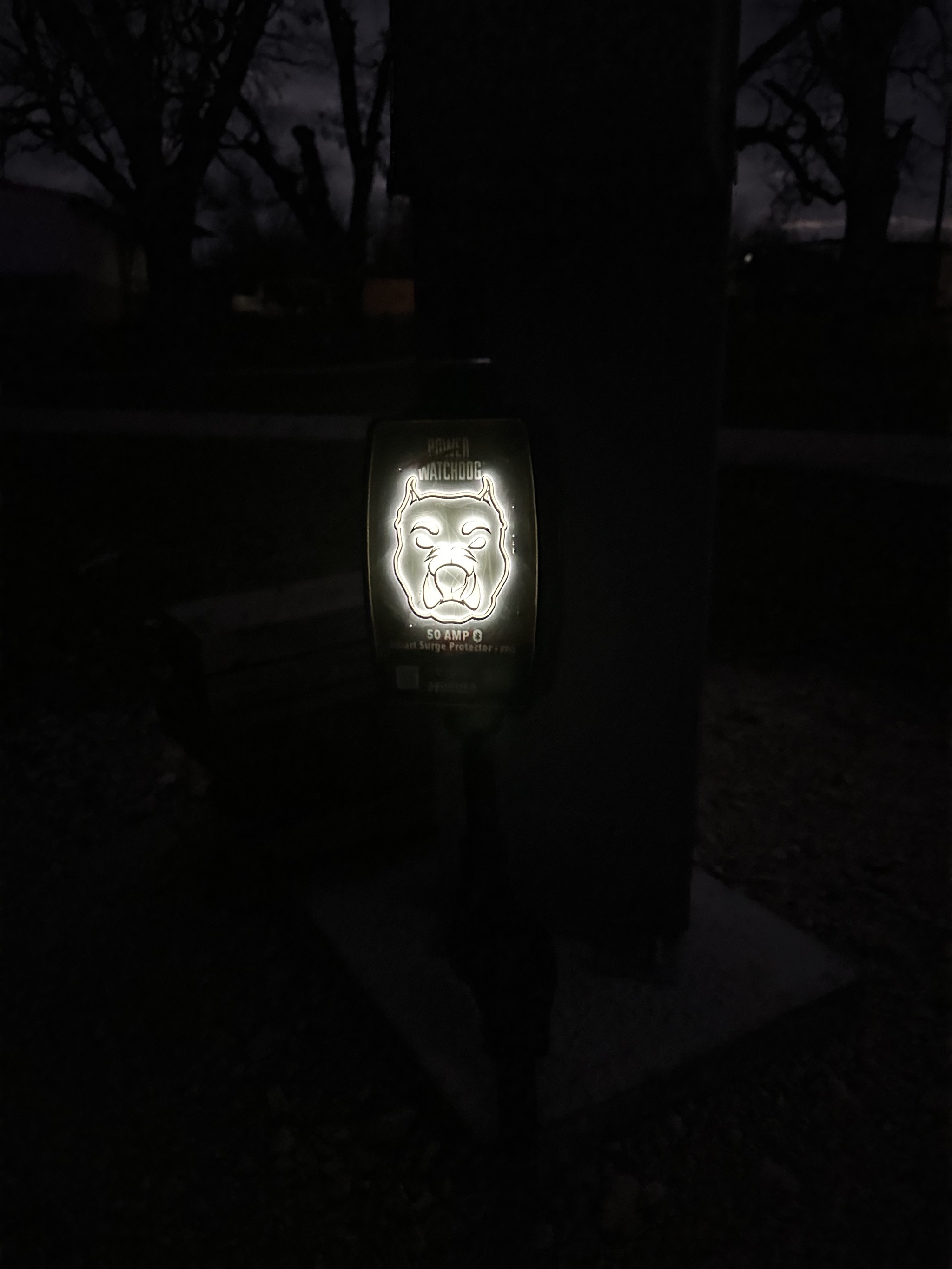 Power Watchdog dimmer shade