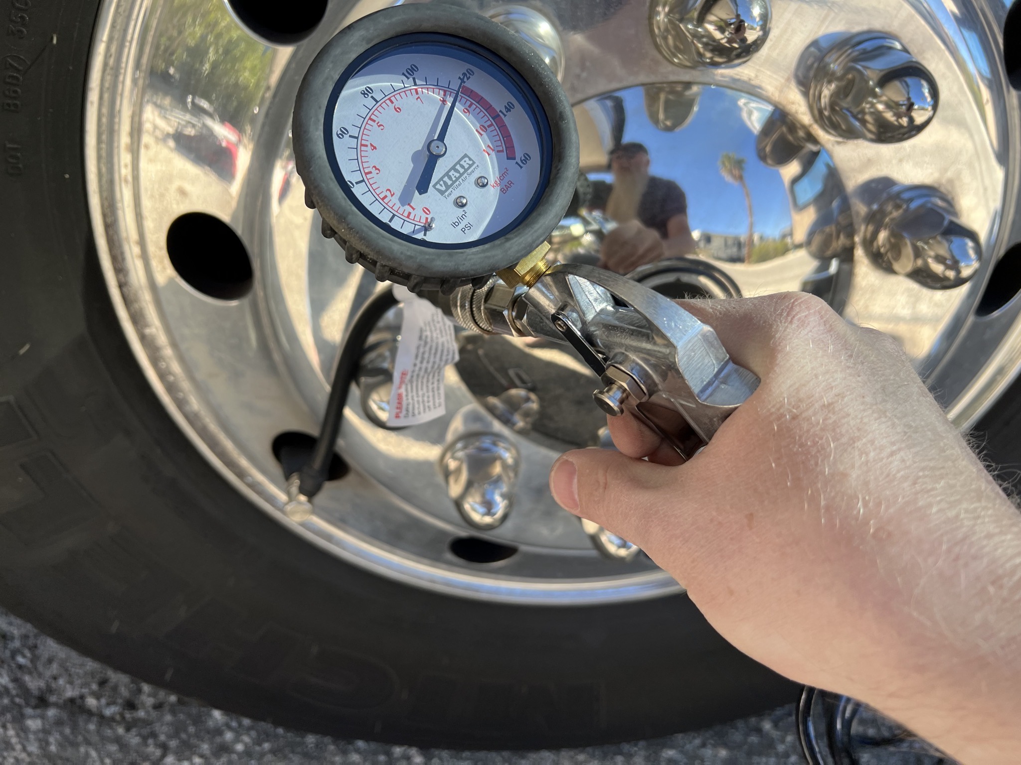 VIAIR tire inflation compressor