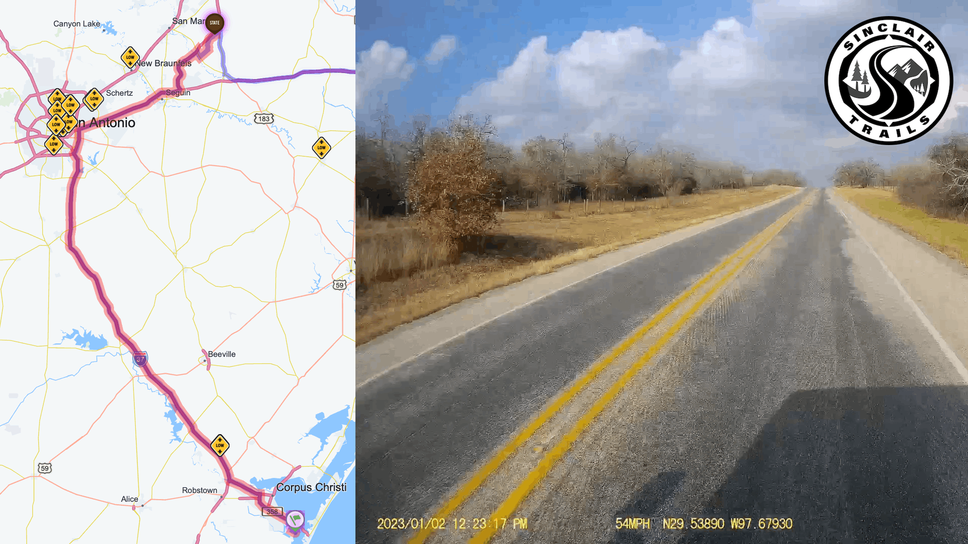 Corpus Christi to Lockhart Texas