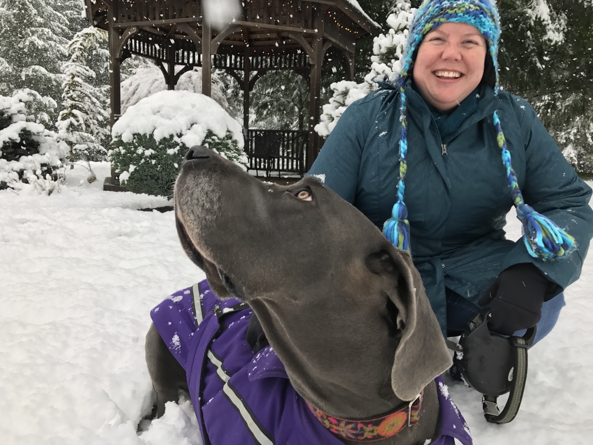 Jenn and Rory in snow