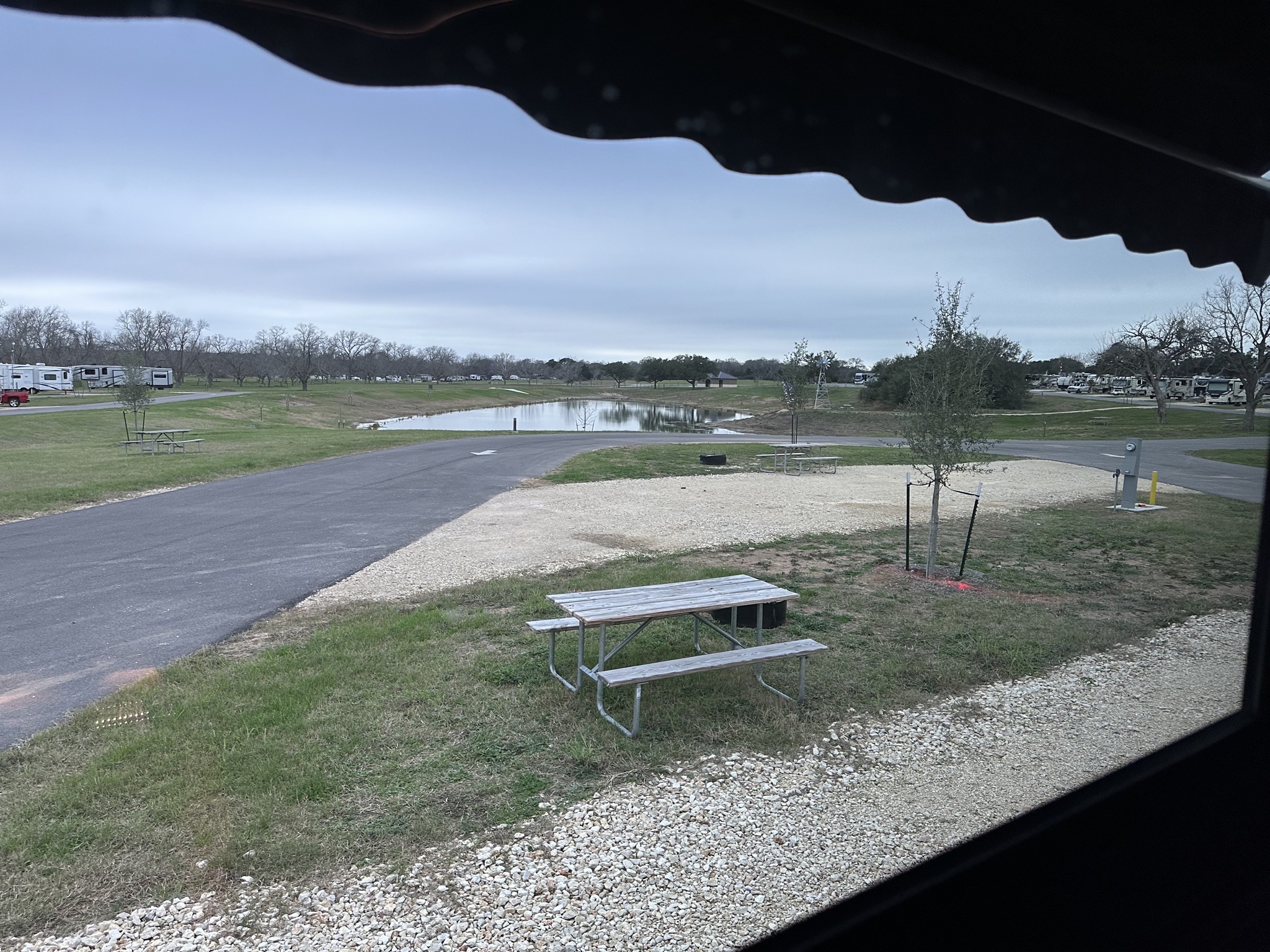 View from coach