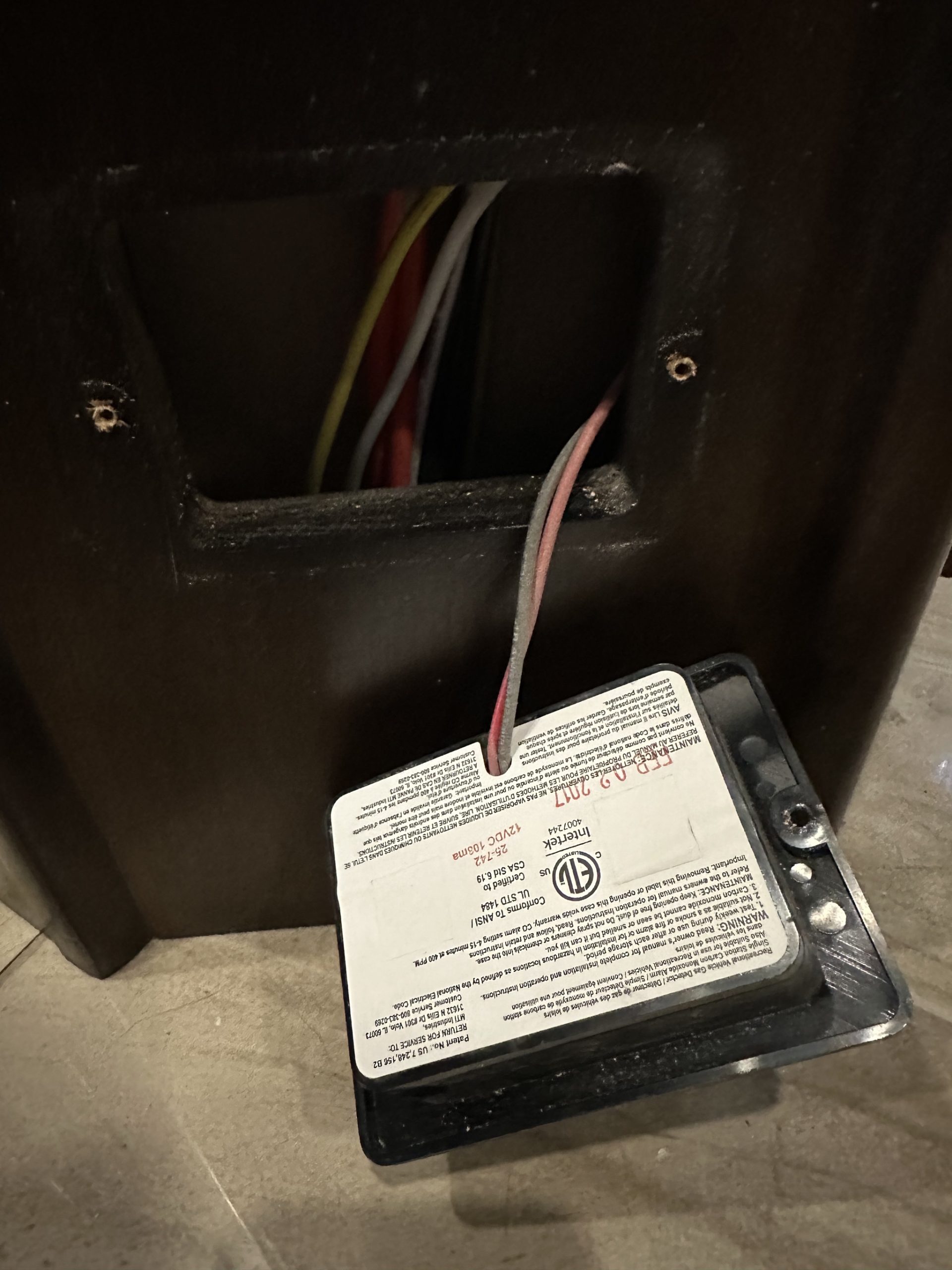 Carbon monoxide detector