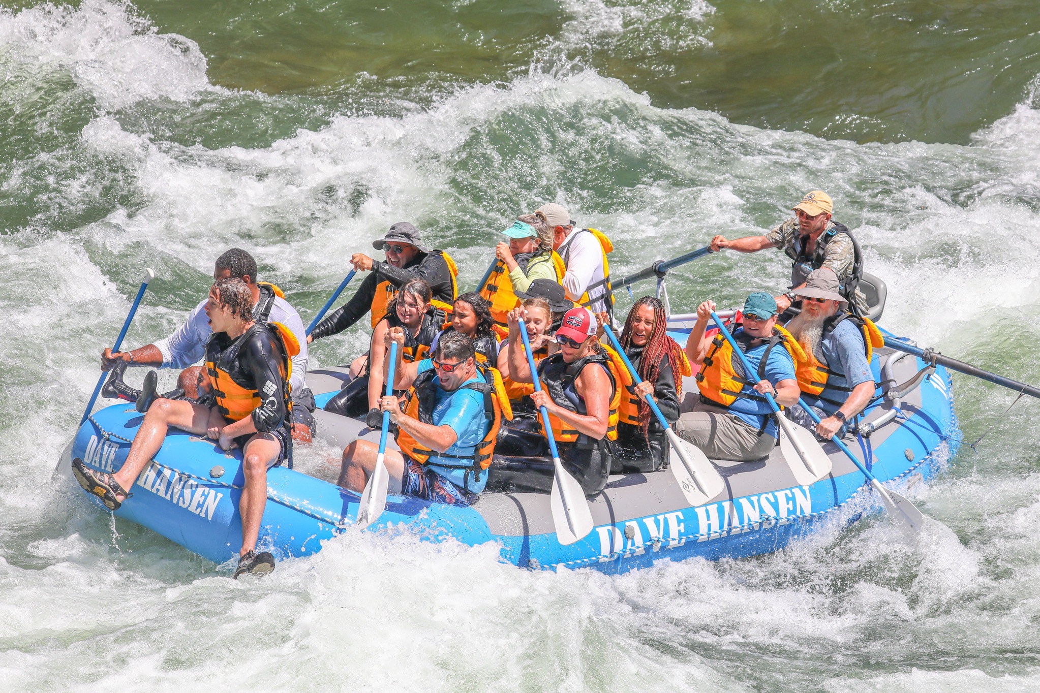 Whitewater rafting