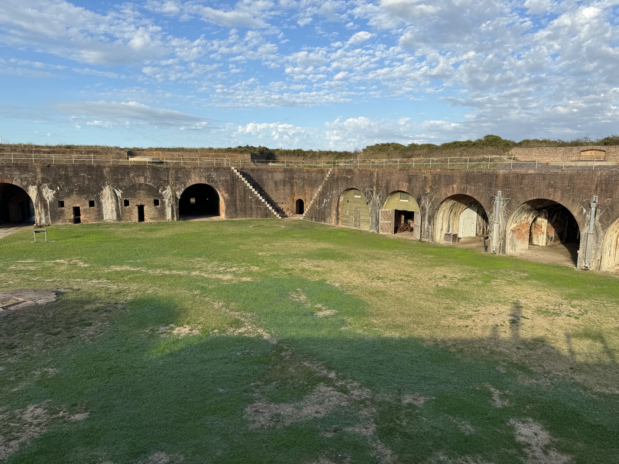 Fort walls and grass