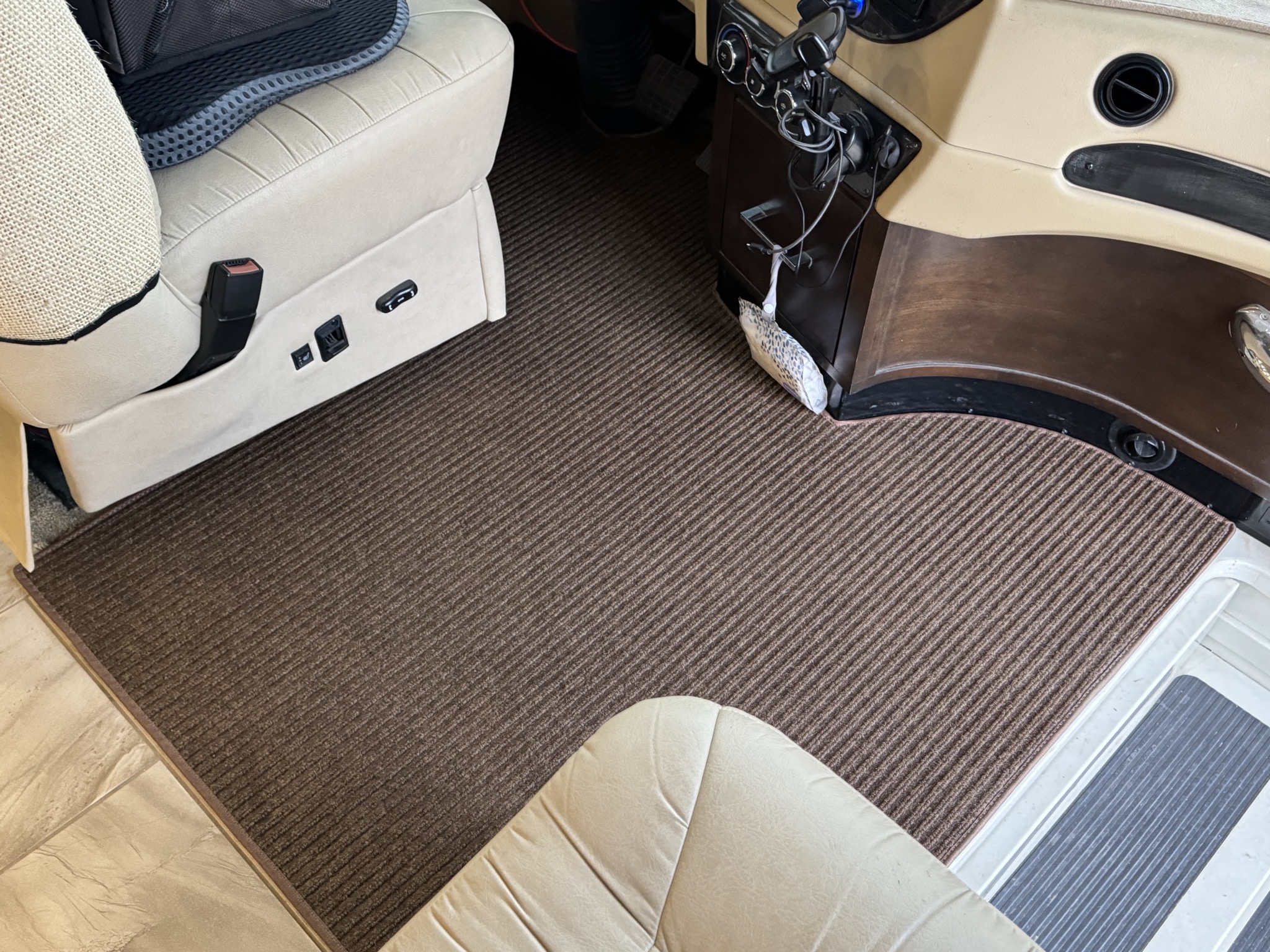 Cockpit carpet