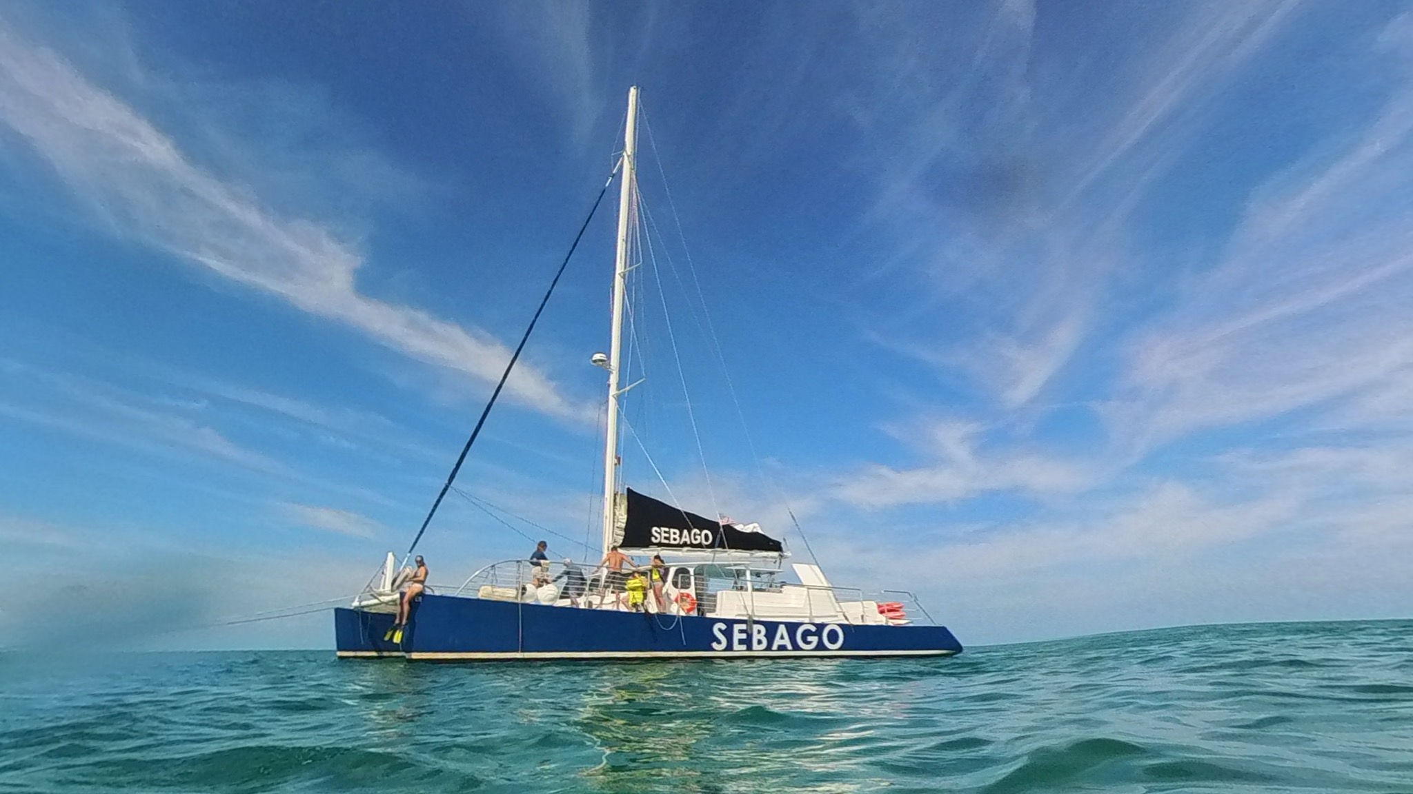 Sailboat from the water