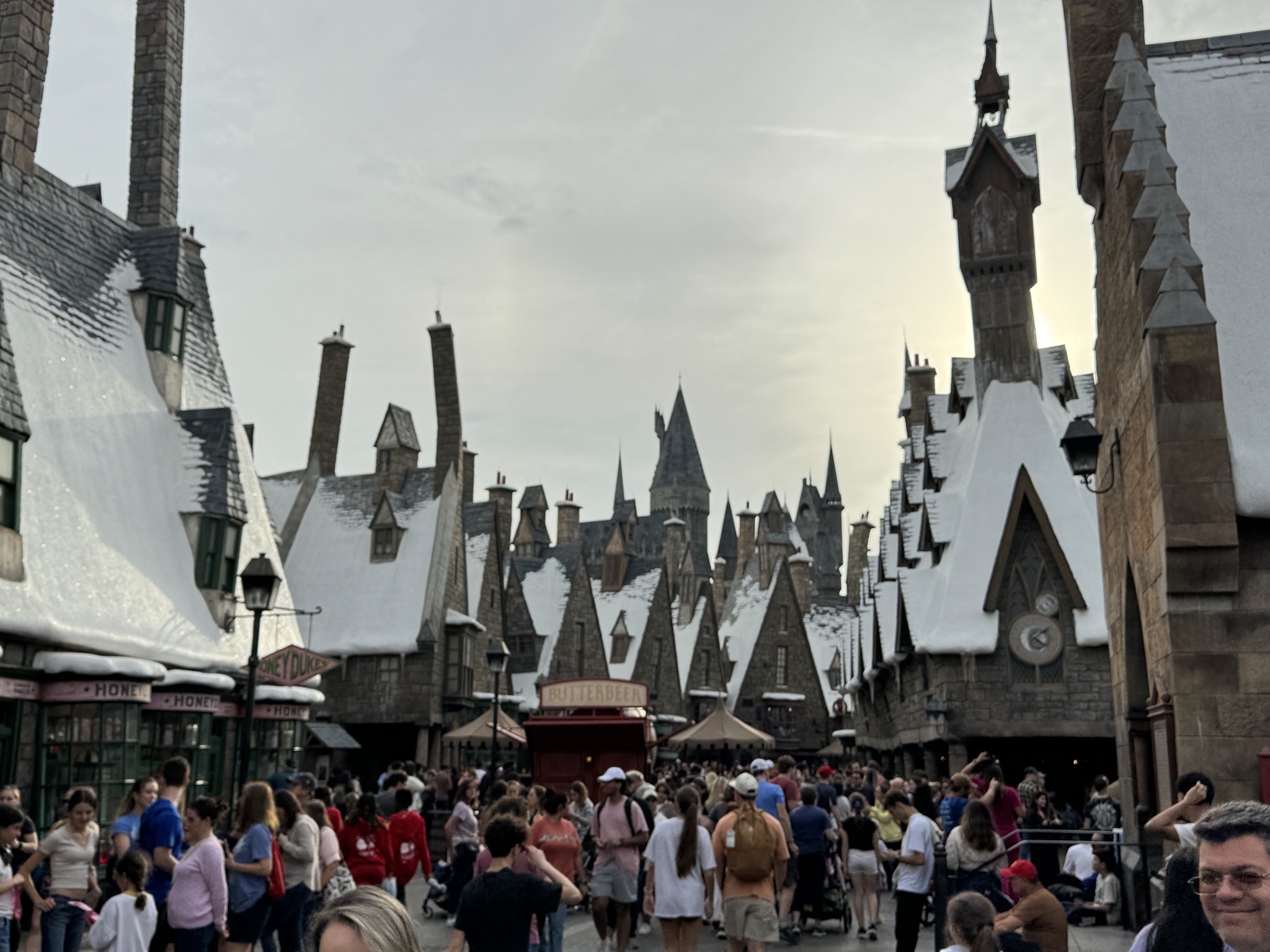 Harry Potter land at the Universal theme park