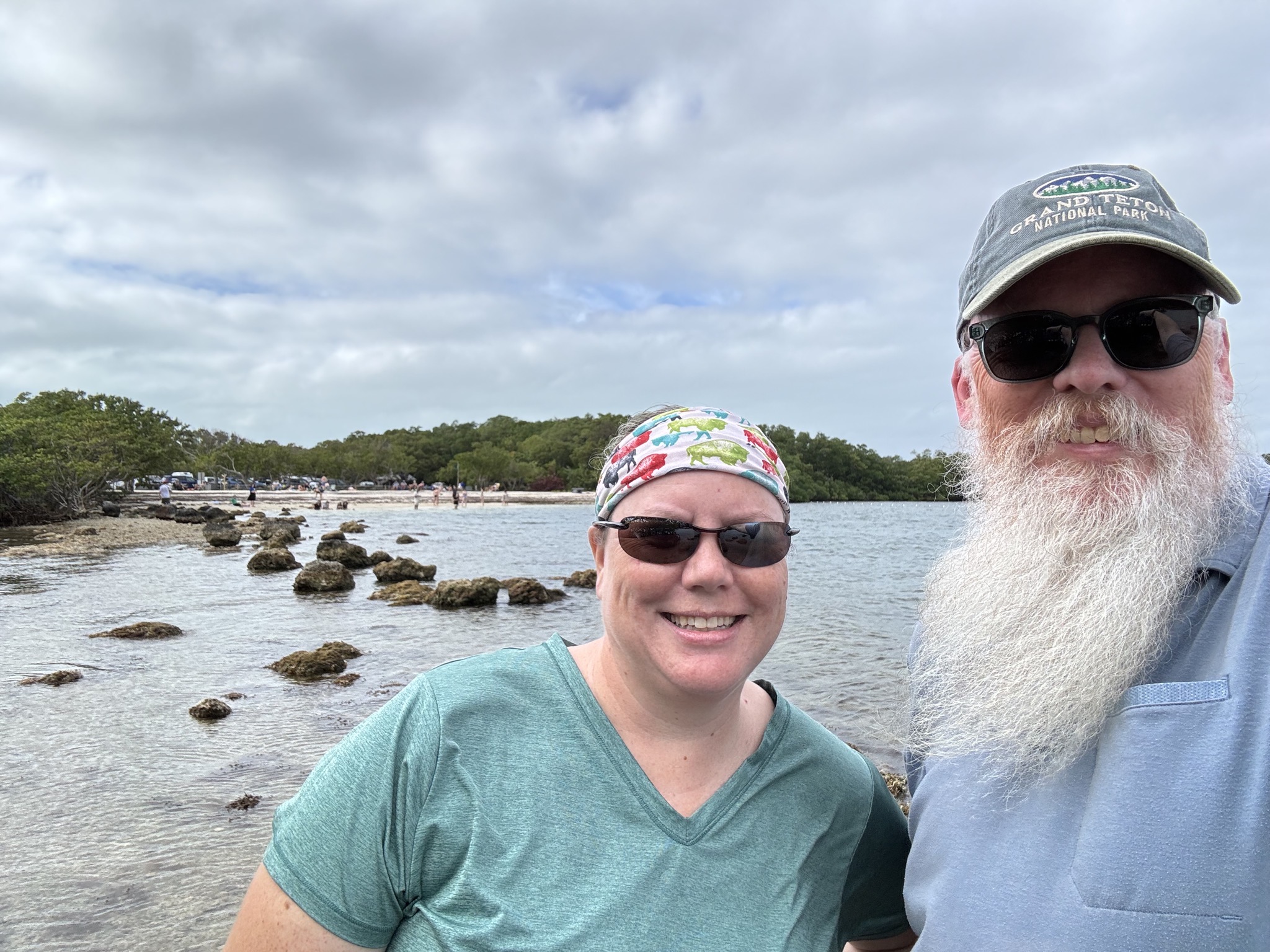 Jenn and David at the beach