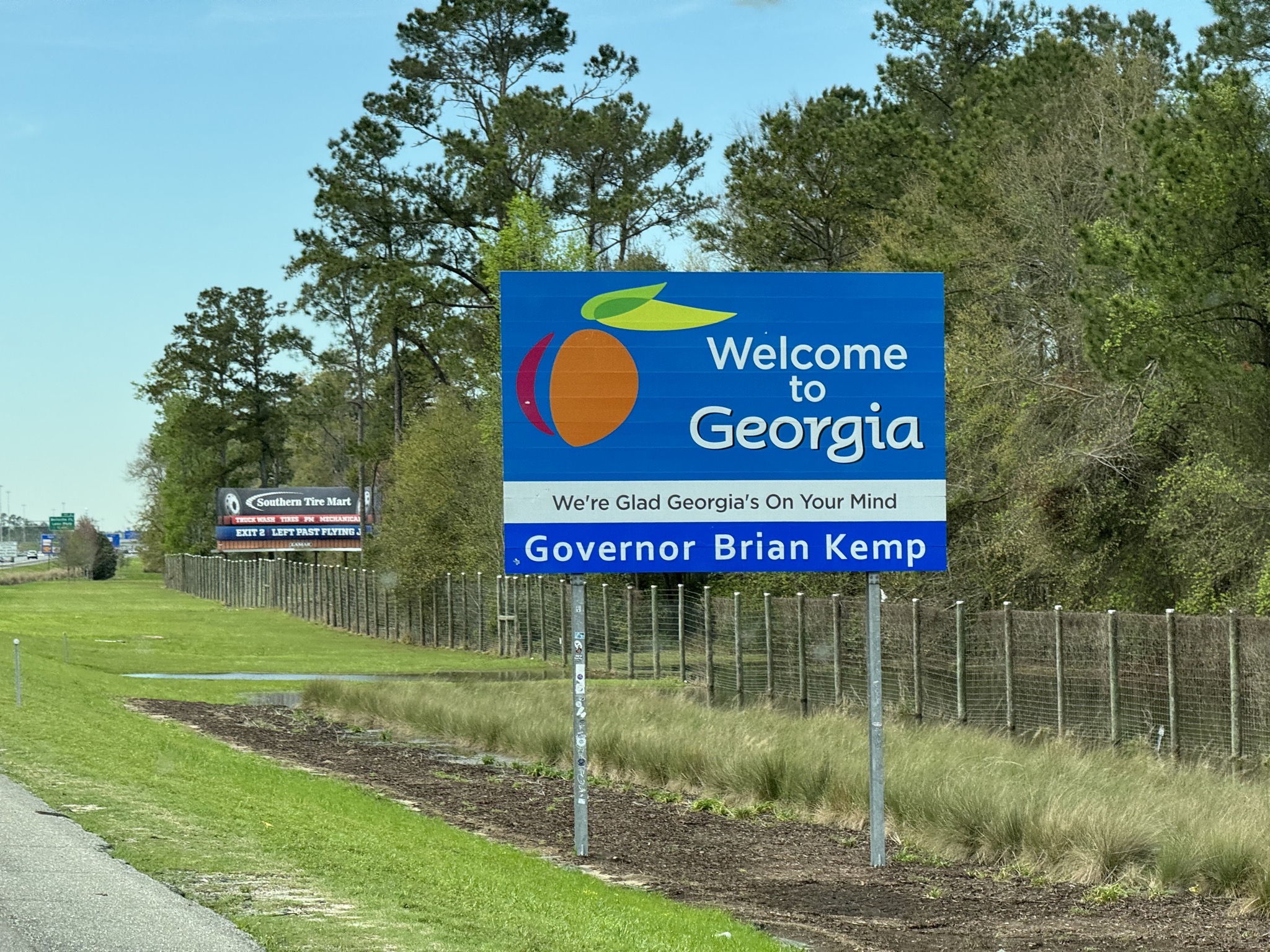 Welcome to Georgia sign
