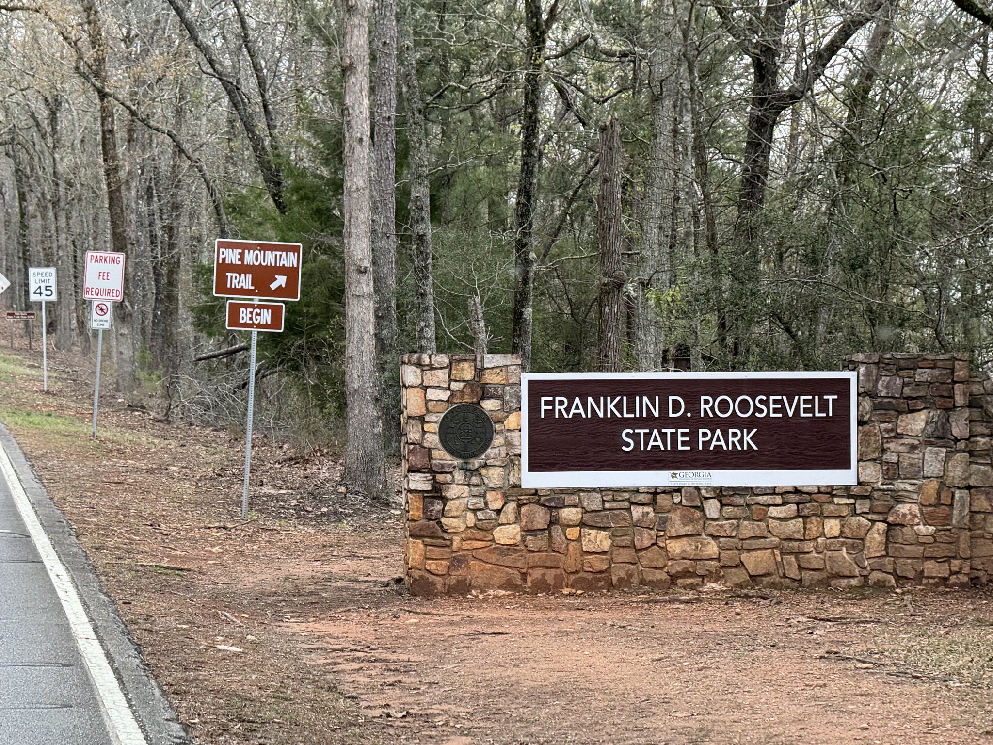 FDR State Park sign