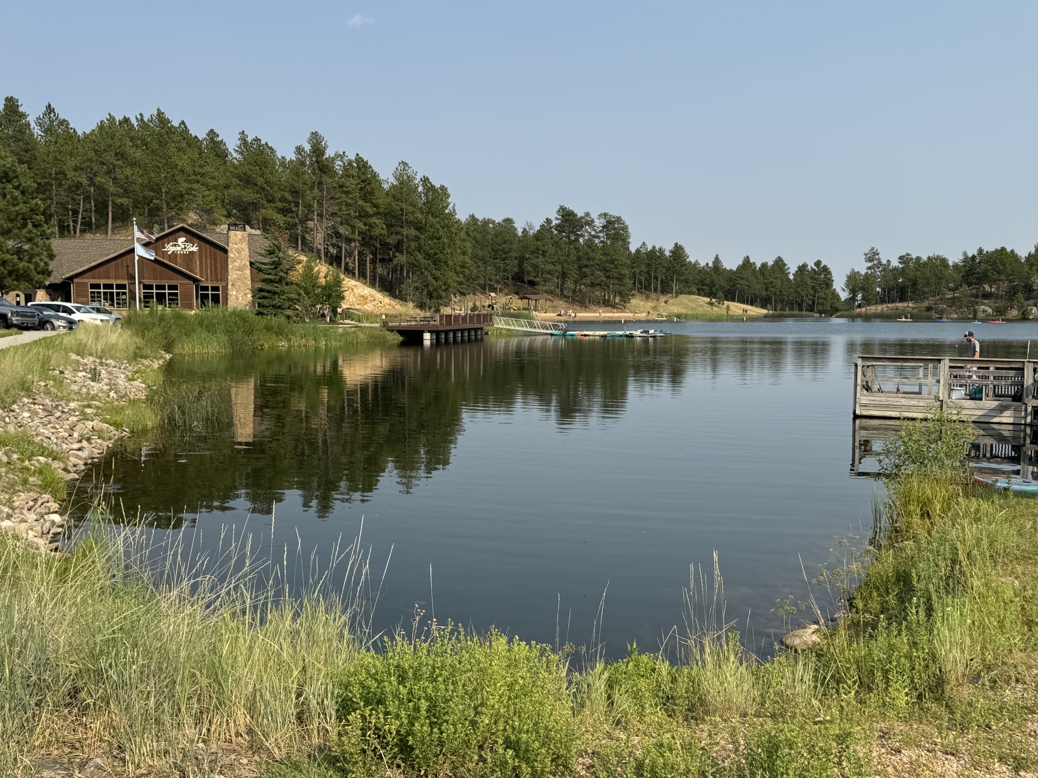 Legion Lake and lodge