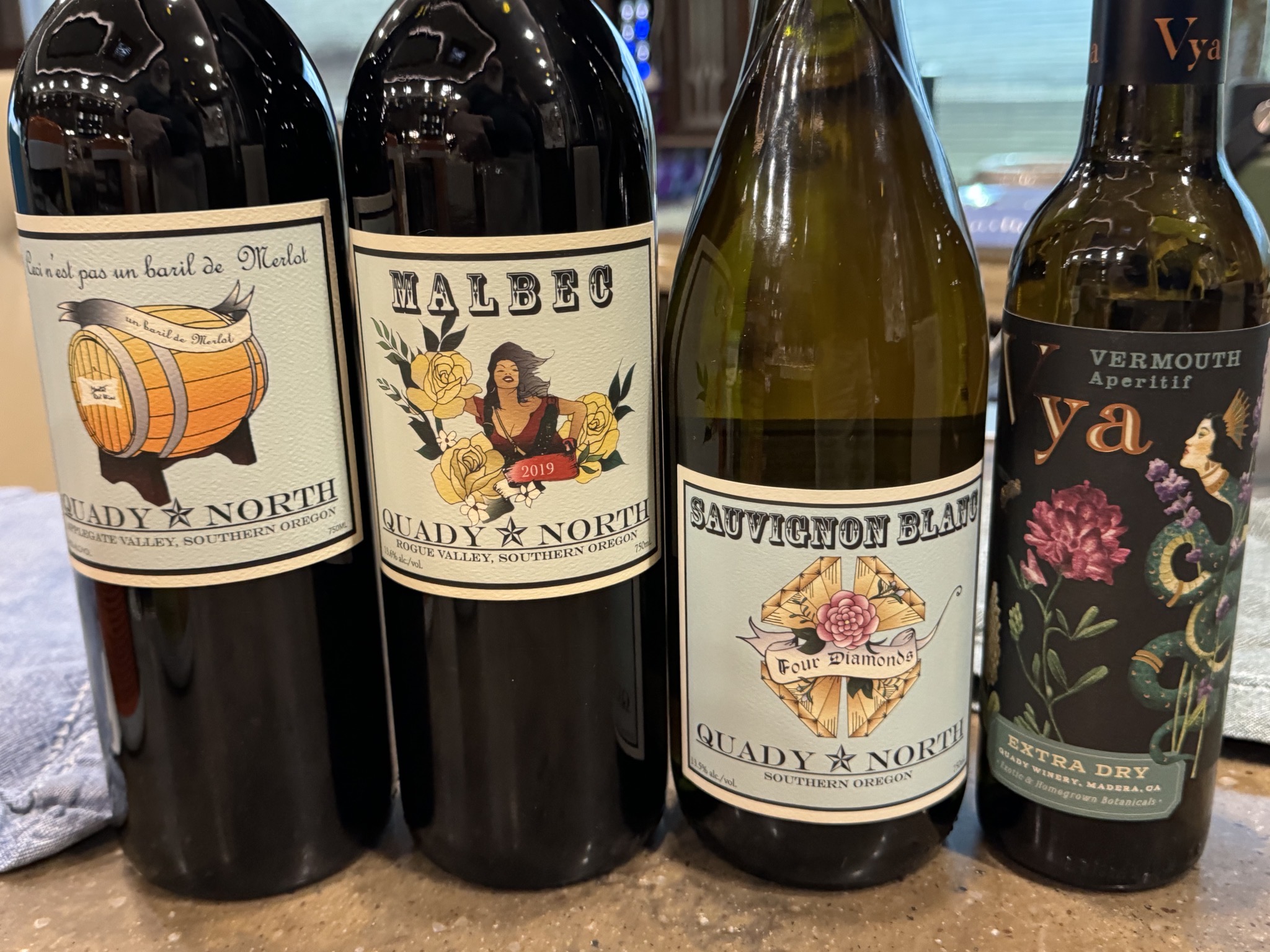Wine bottles